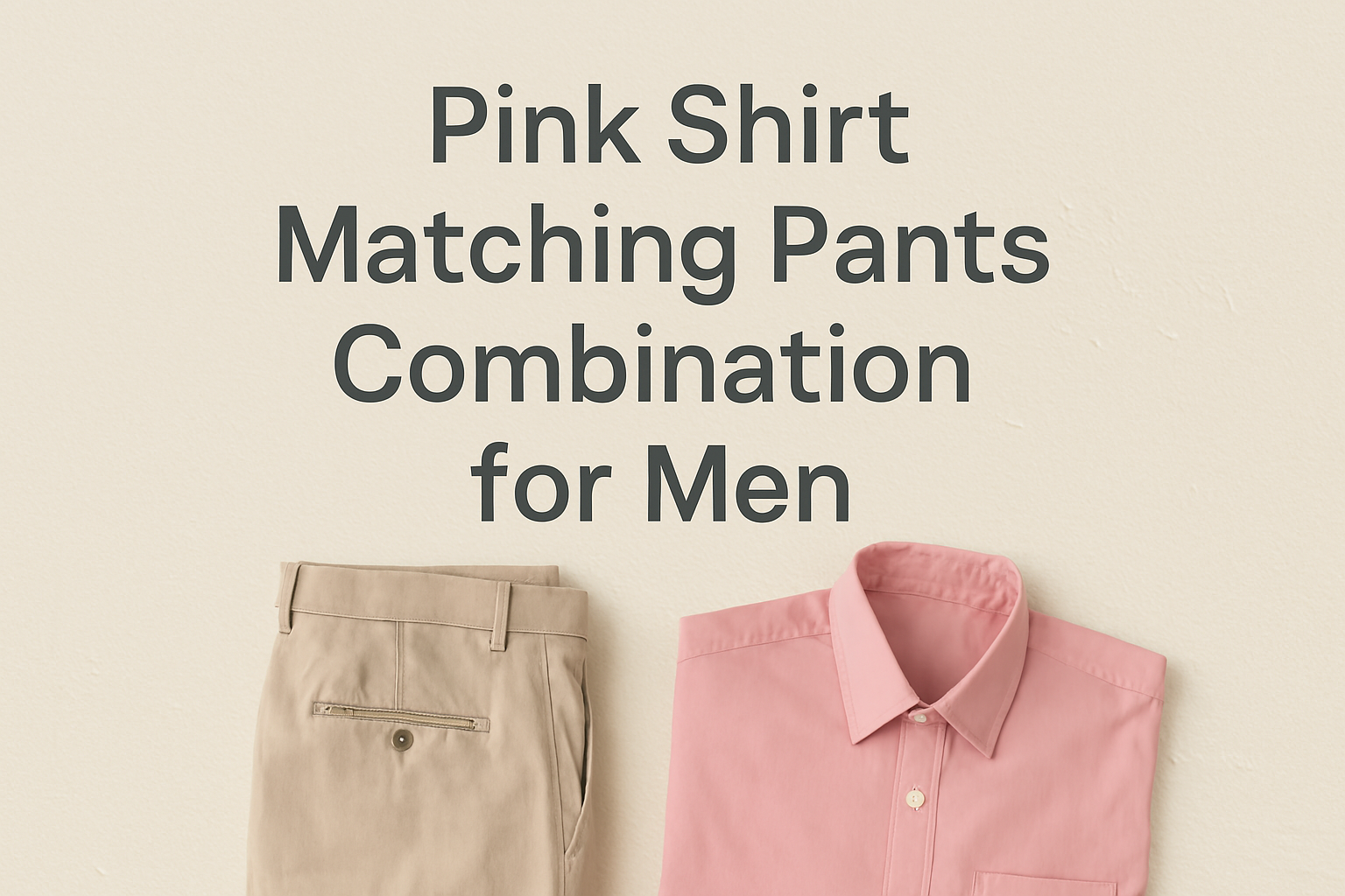 Best Pink Shirt Matching Pants Combination for Men