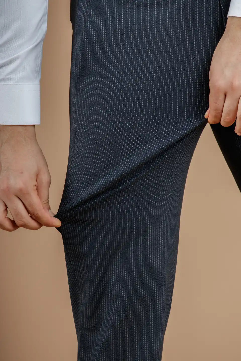 Men’s premium Blueberry Stripe Flexiwaist Pants - Close view