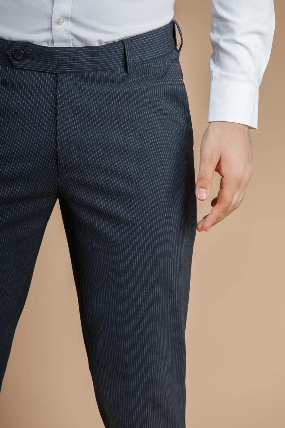 Men’s premium Blueberry Stripe Flexiwaist Pants - Side view