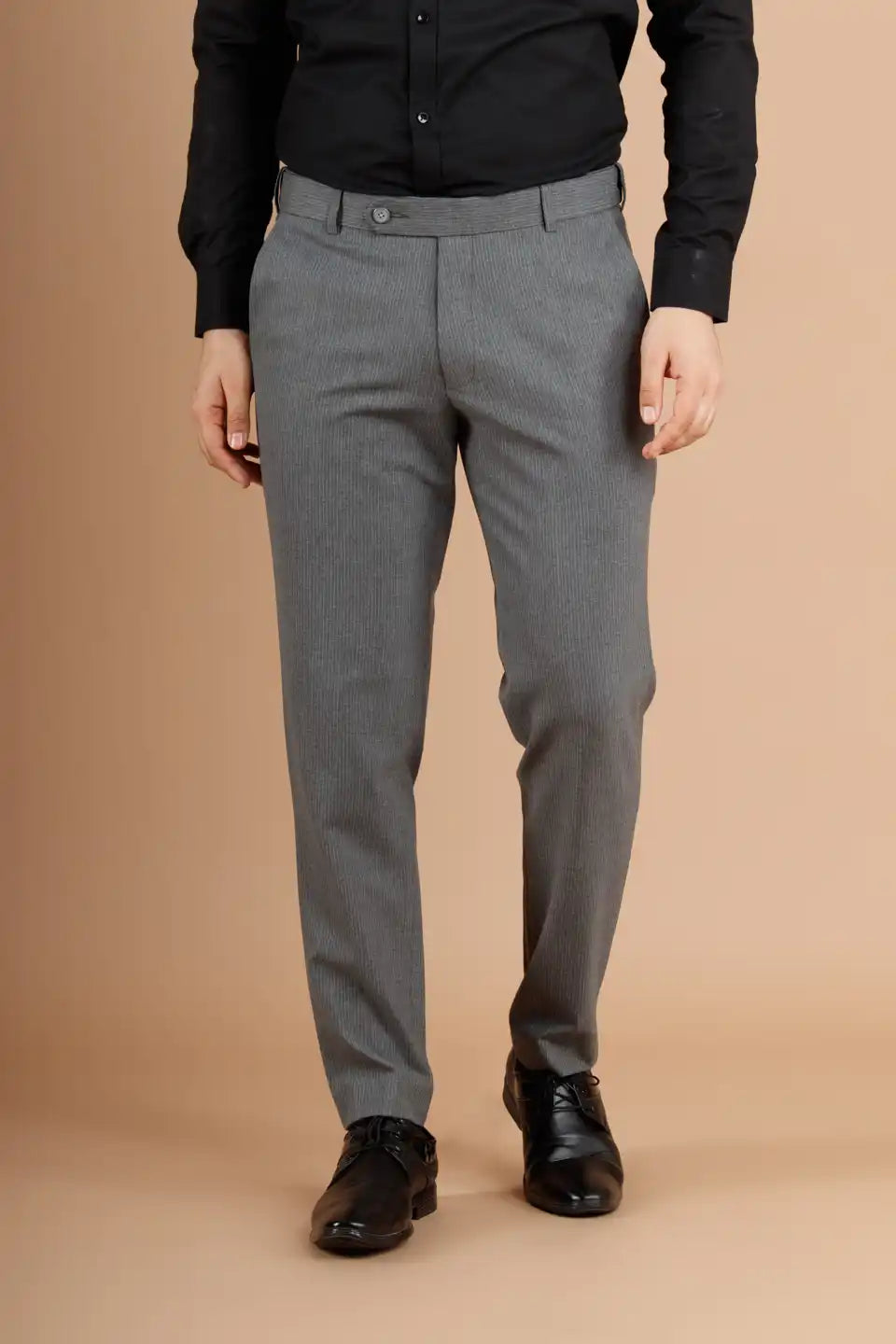 Men’s premium Oyster Stripe Flexiwaist Pants - Front view