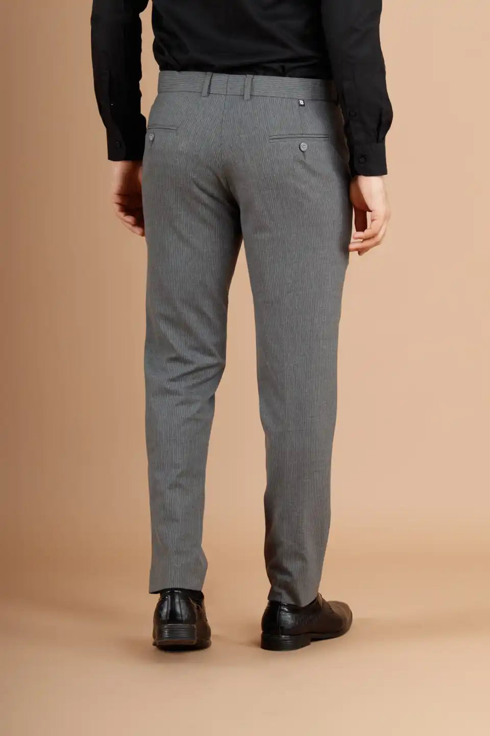 Men’s premium Oyster Stripe Flexiwaist Pants - Back view