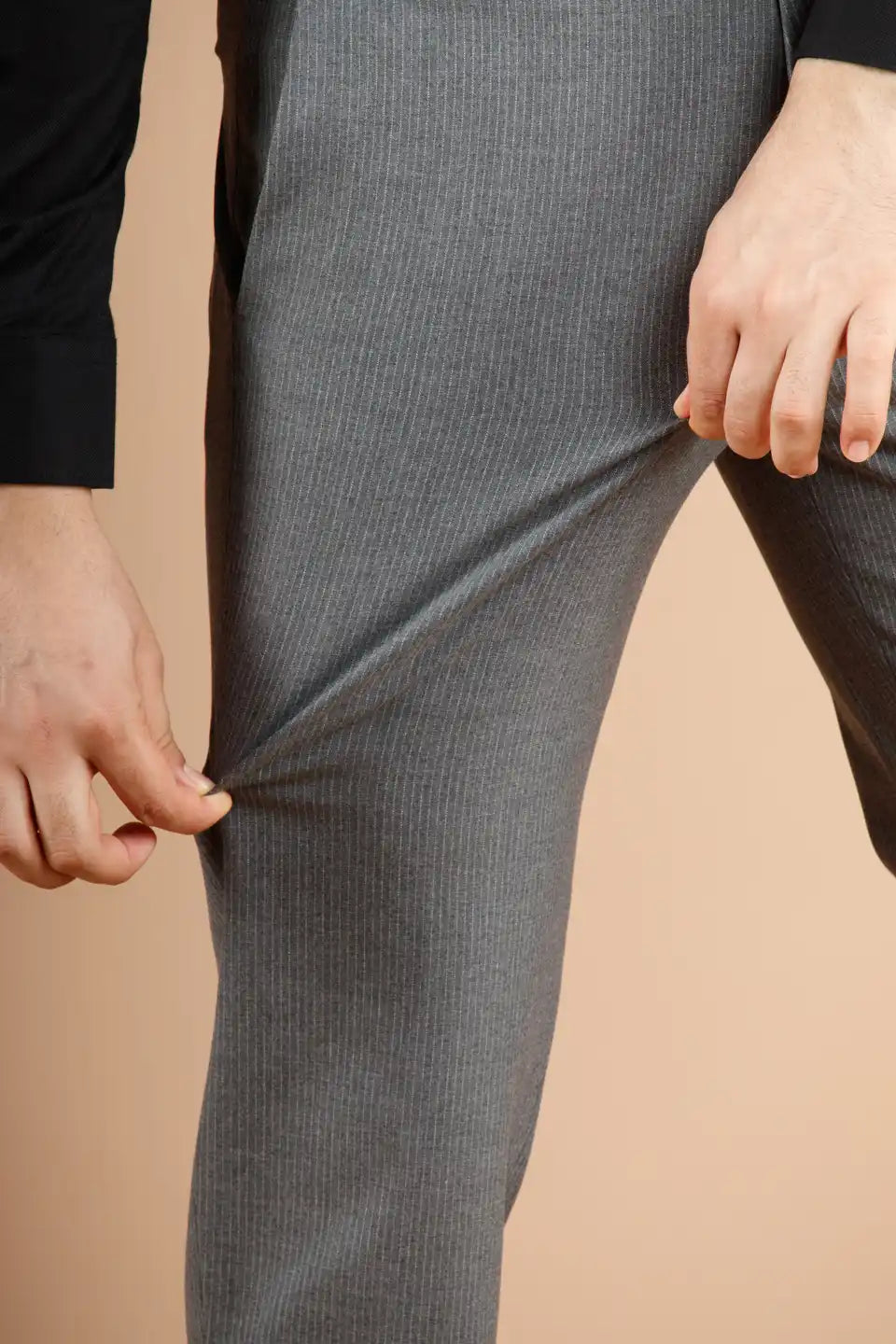 Men’s premium Oyster Stripe Flexiwaist Pants - Close view