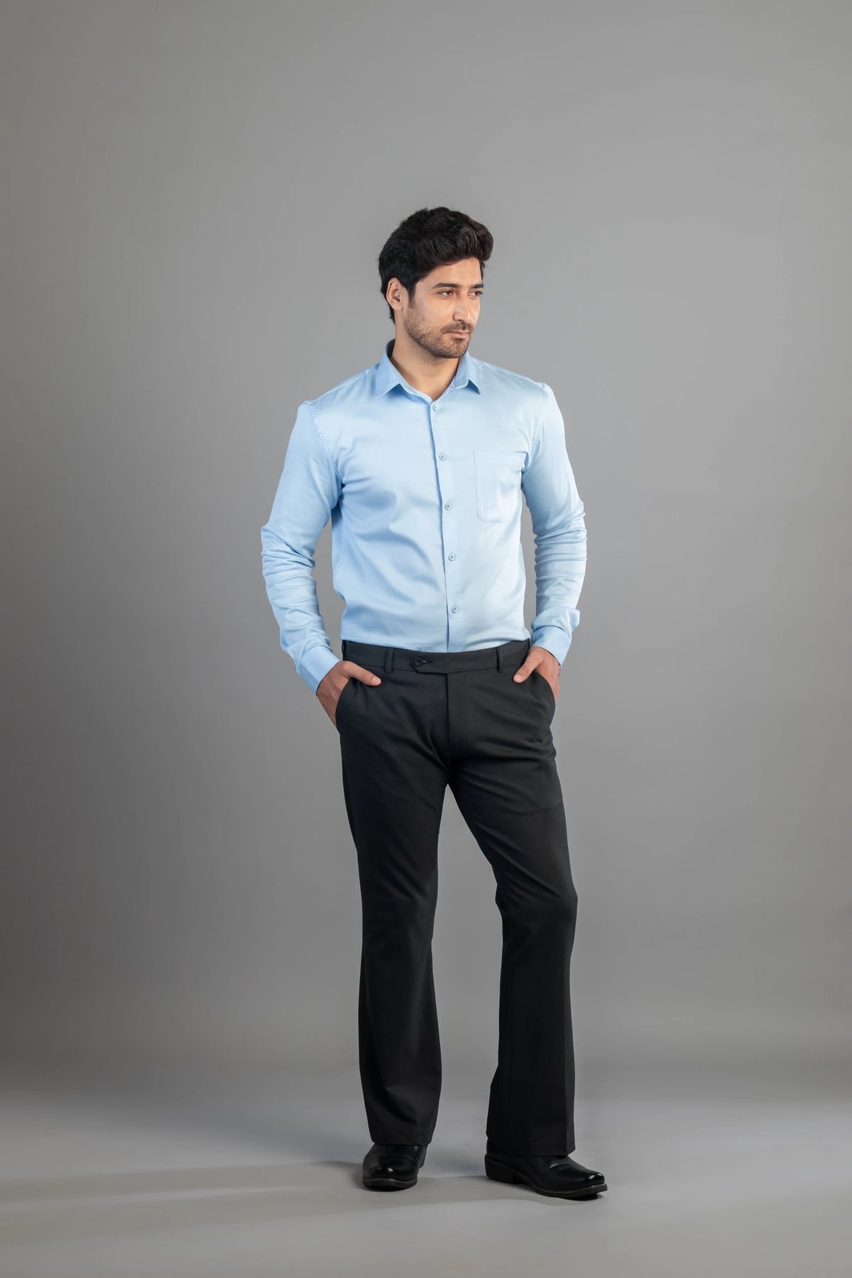 Charcoal Bootcut Flexiwaist Pant