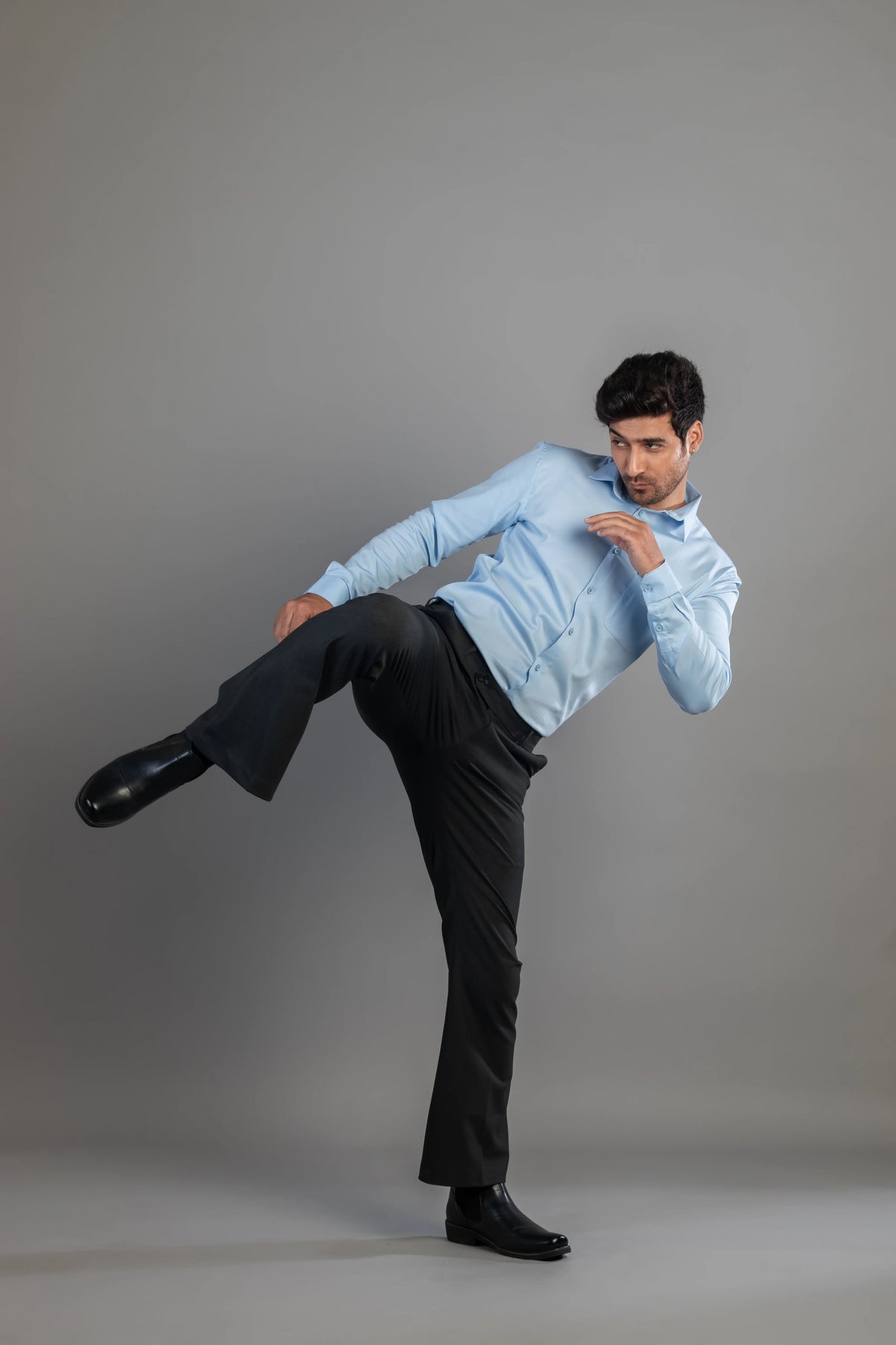 Charcoal Bootcut Flexiwaist Pant