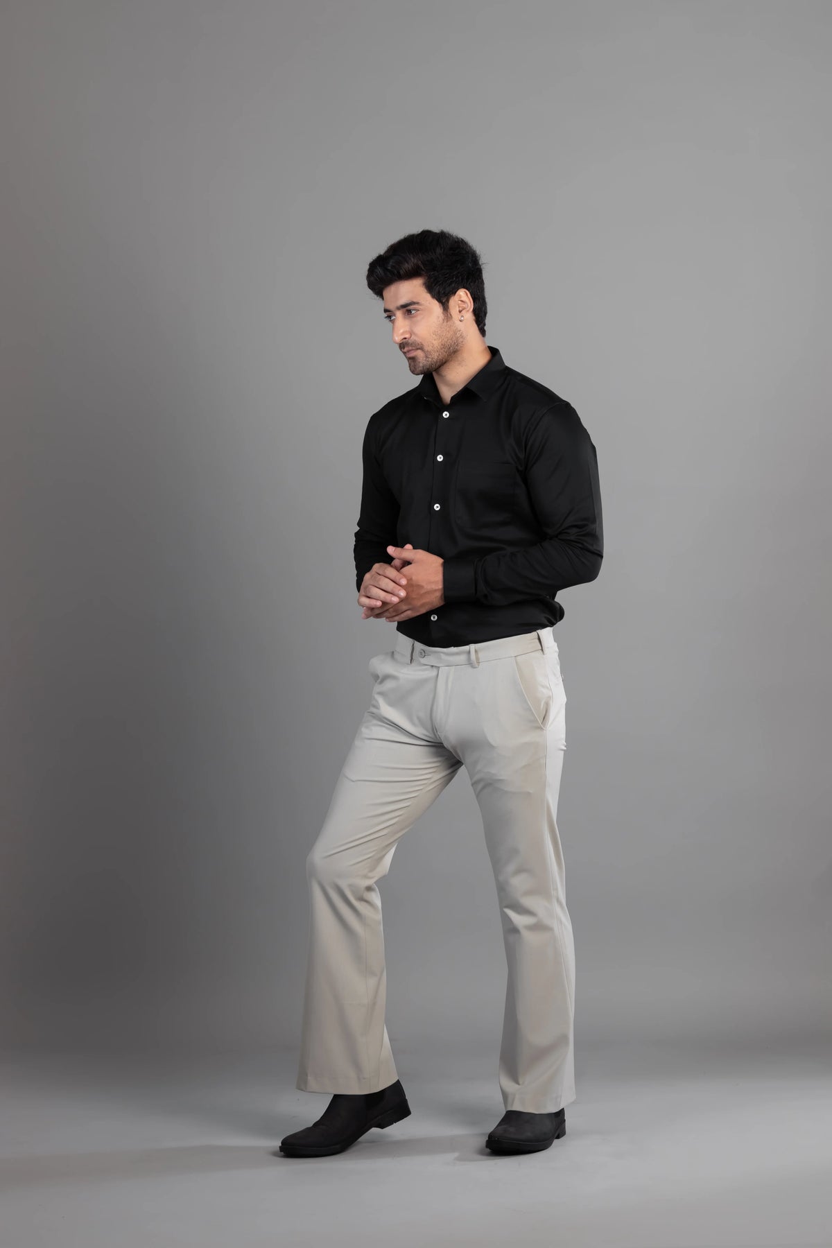 Fog Grey Bootcut Flexiwaist Pant