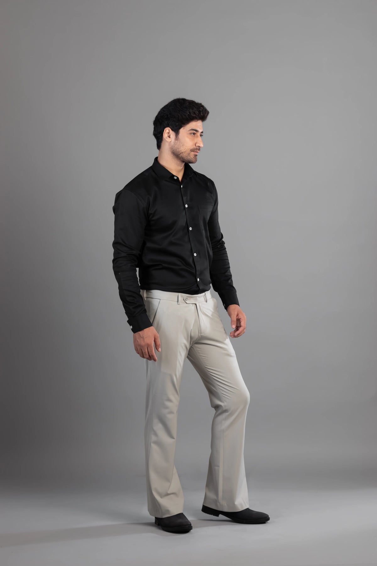 Fog Grey Bootcut Flexiwaist Pant