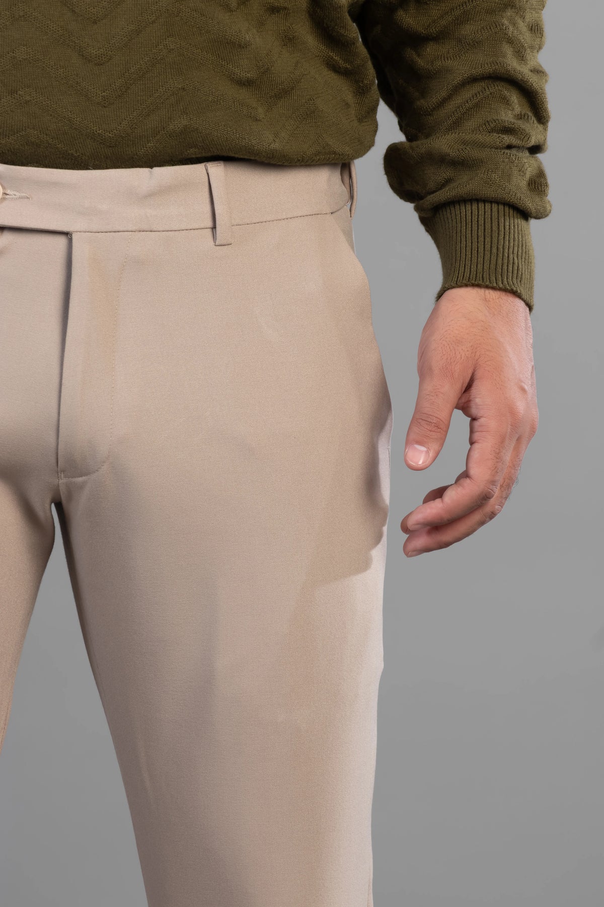 Khaki Bootcut Flexiwaist Pant