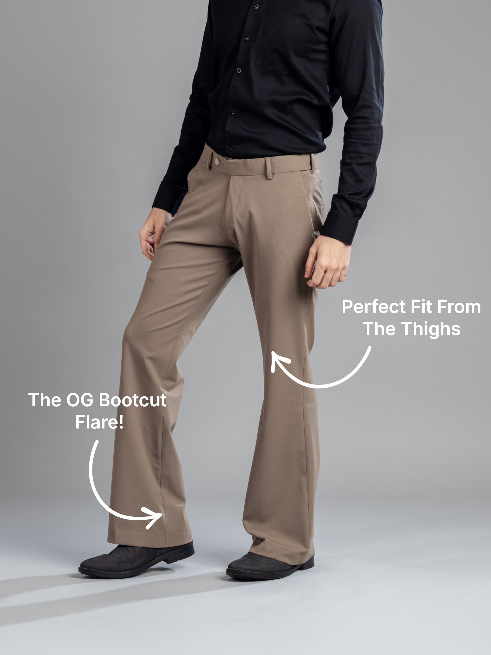 Mocha Bootcut Flexiwaist Pant