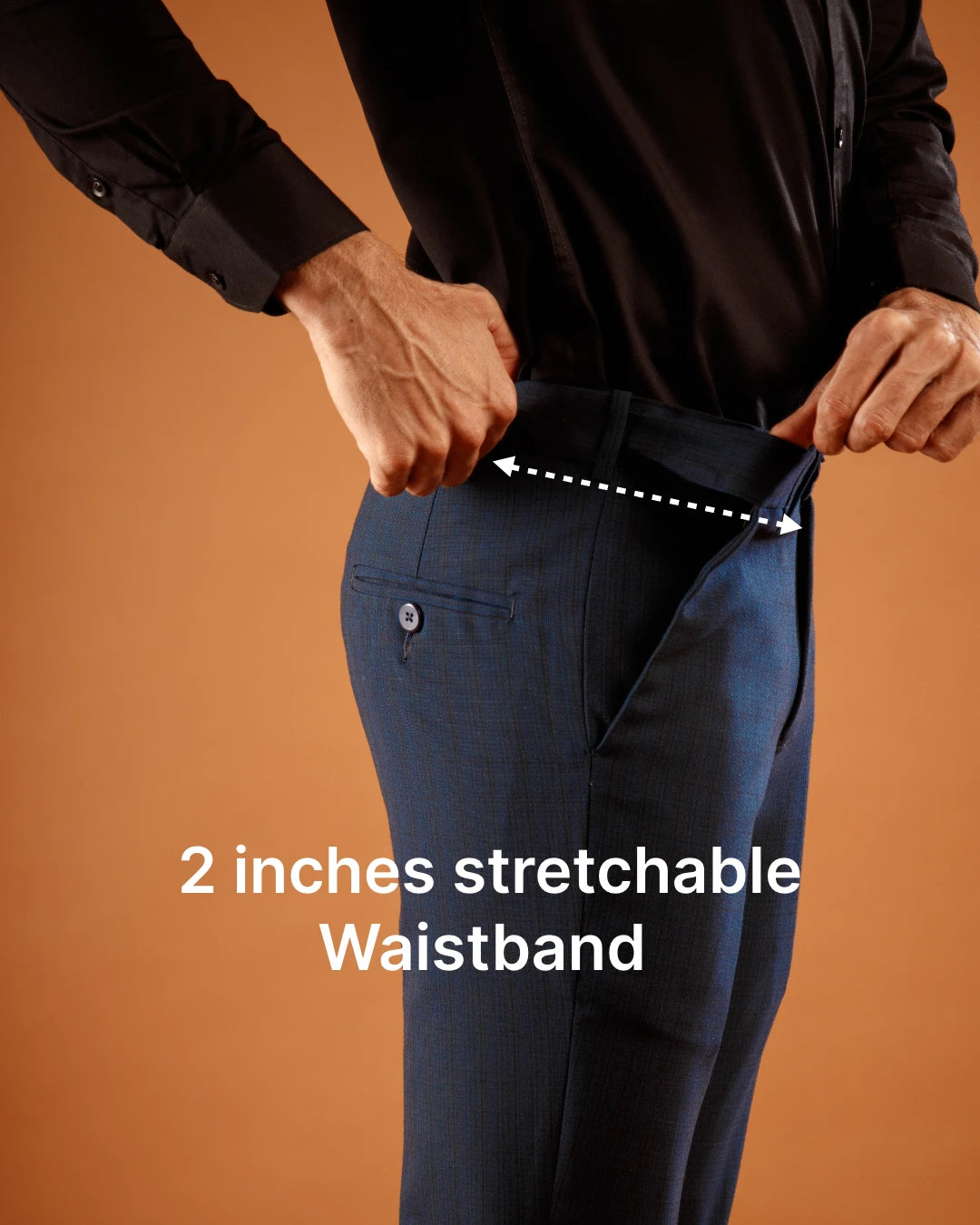 Flexiplus Block Checks Pants