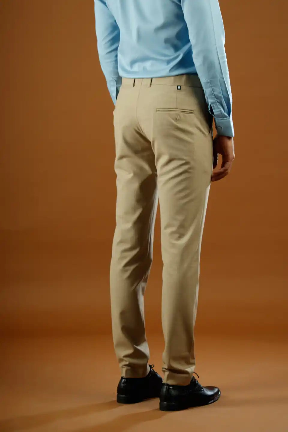 Men’s premium Sandstone FlexiPlus Straight Fit Pant - Back view