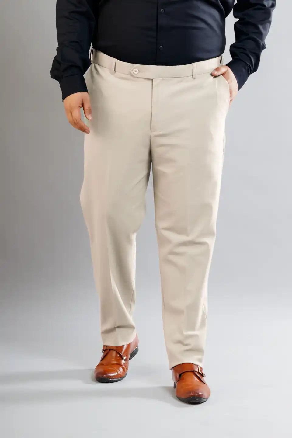 Men’s premium White Dove FlexiPlus Straight Fit Pant - Front view
