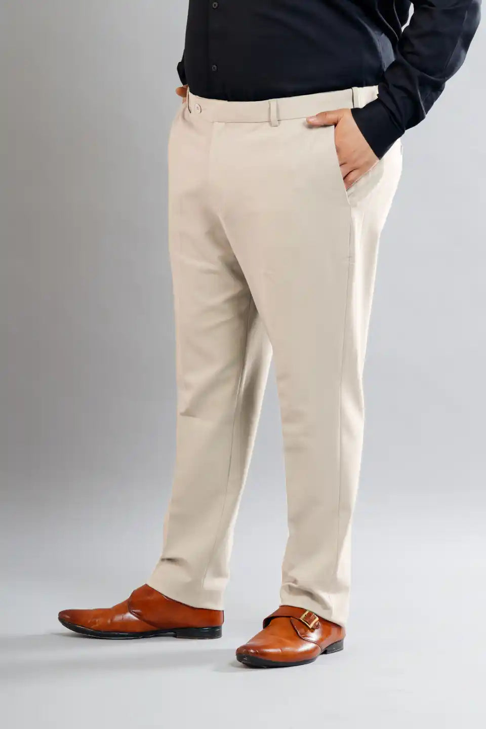 Men’s premium White Dove FlexiPlus Straight Fit Pant - Side view