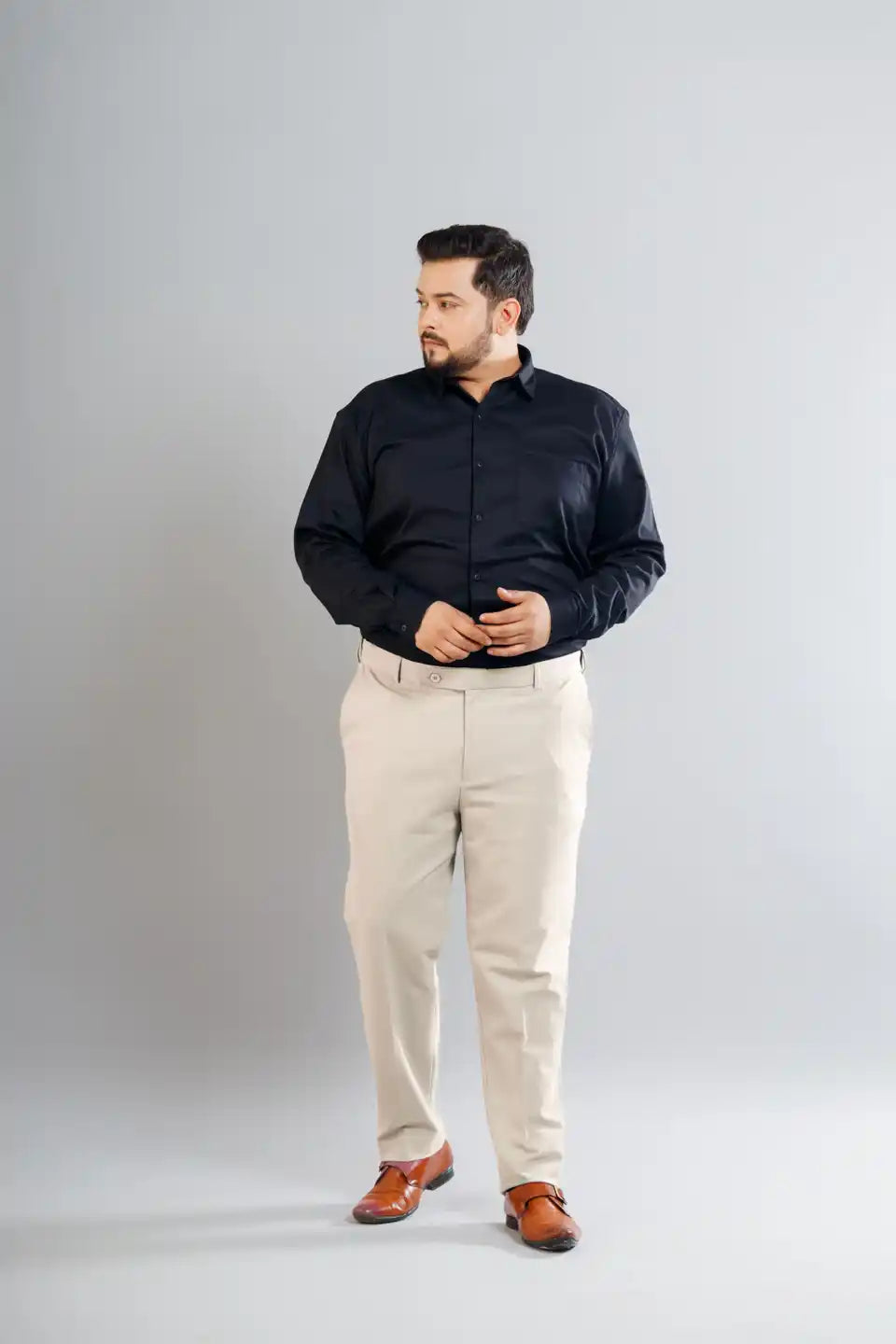 Men’s premium White Dove FlexiPlus Straight Fit Pant - Front view
