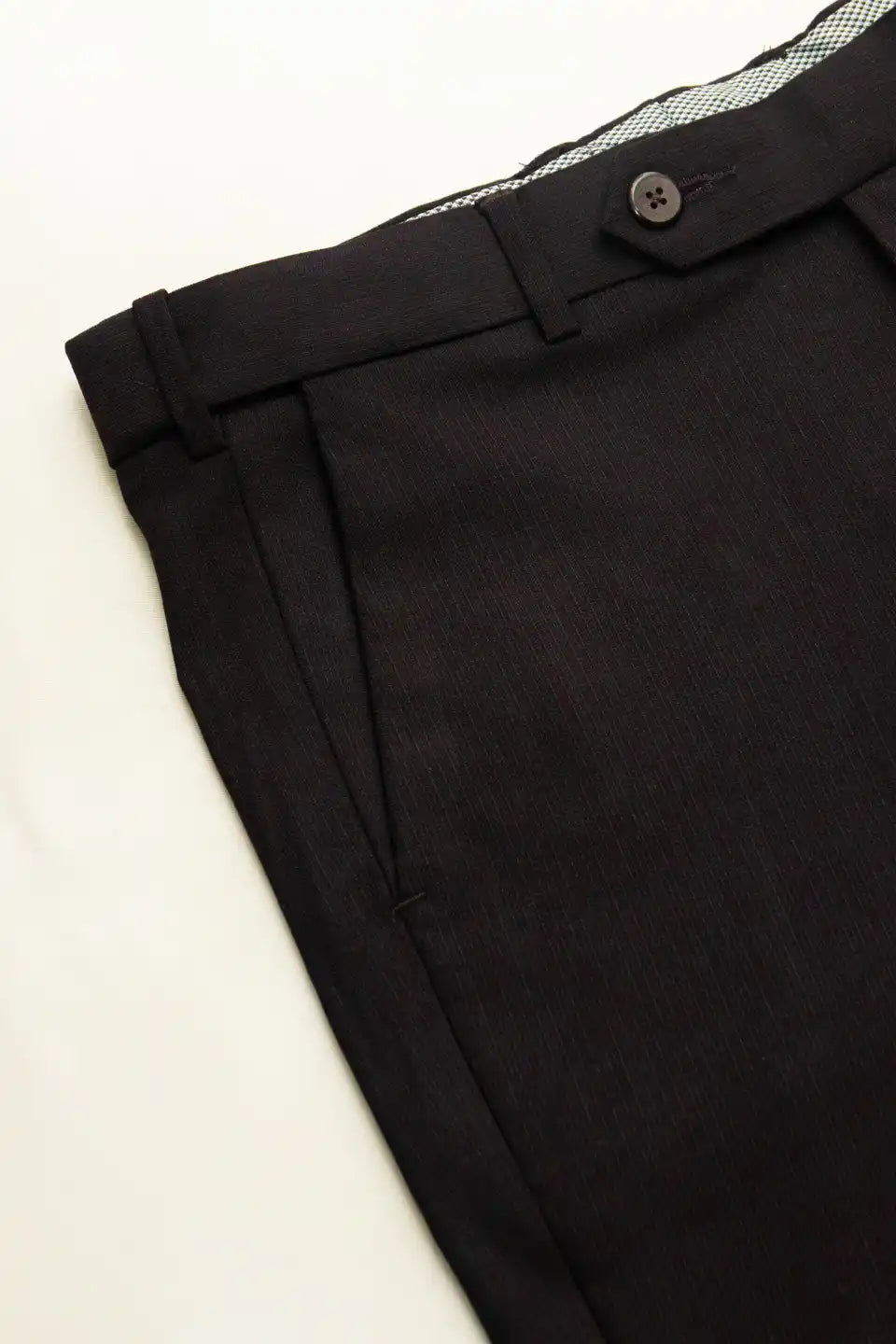 Men’s premium Dark Wine Flexiwaist Mild Lining Trousers for Men - Close view