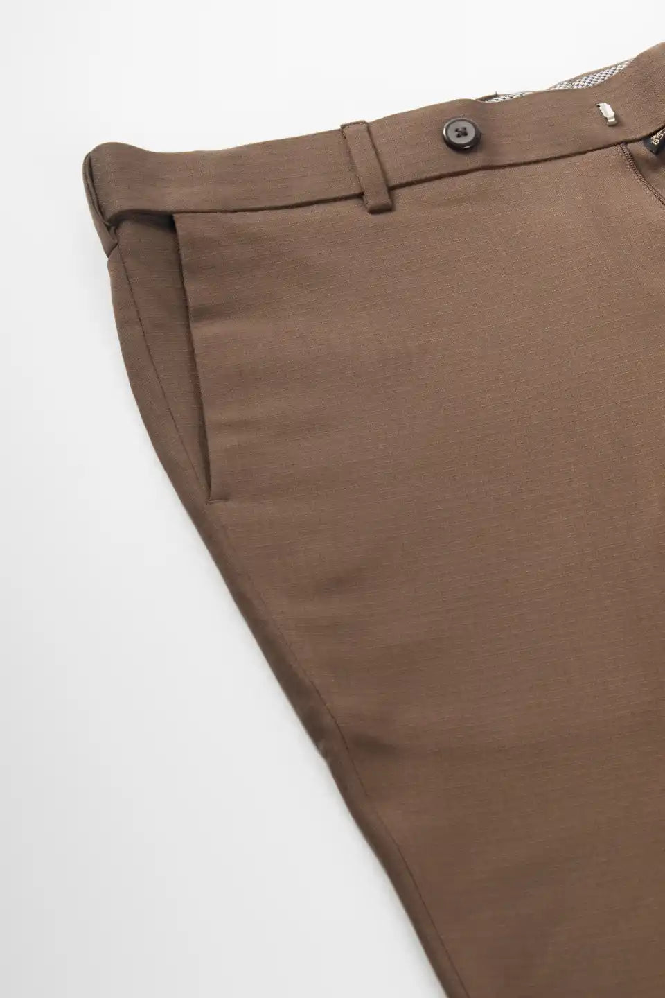 Men’s premium Gazelle Warp Checks Flexiwaist Pants – Fabric view