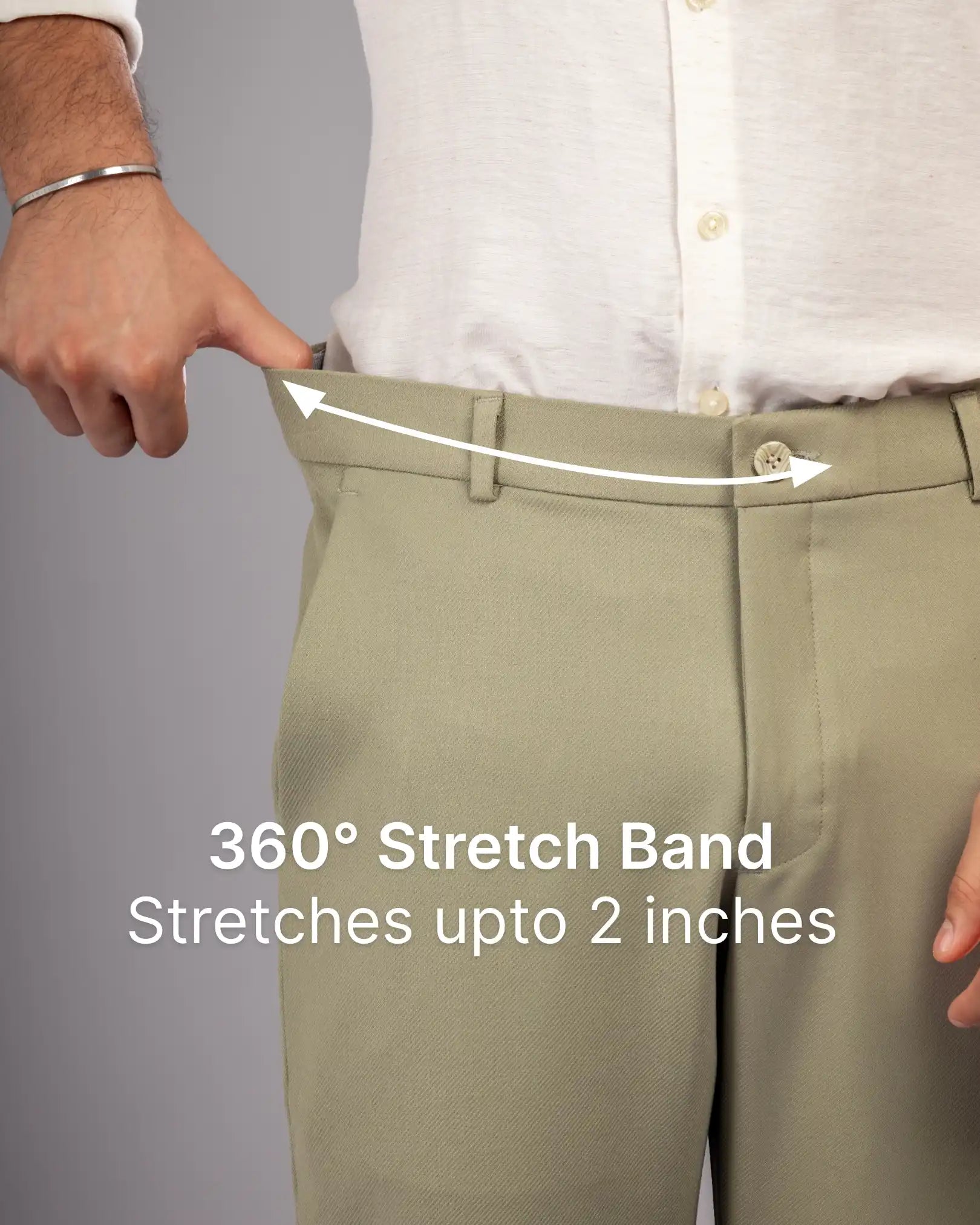 Men’s premium Laurel Truefit all day pants - close view