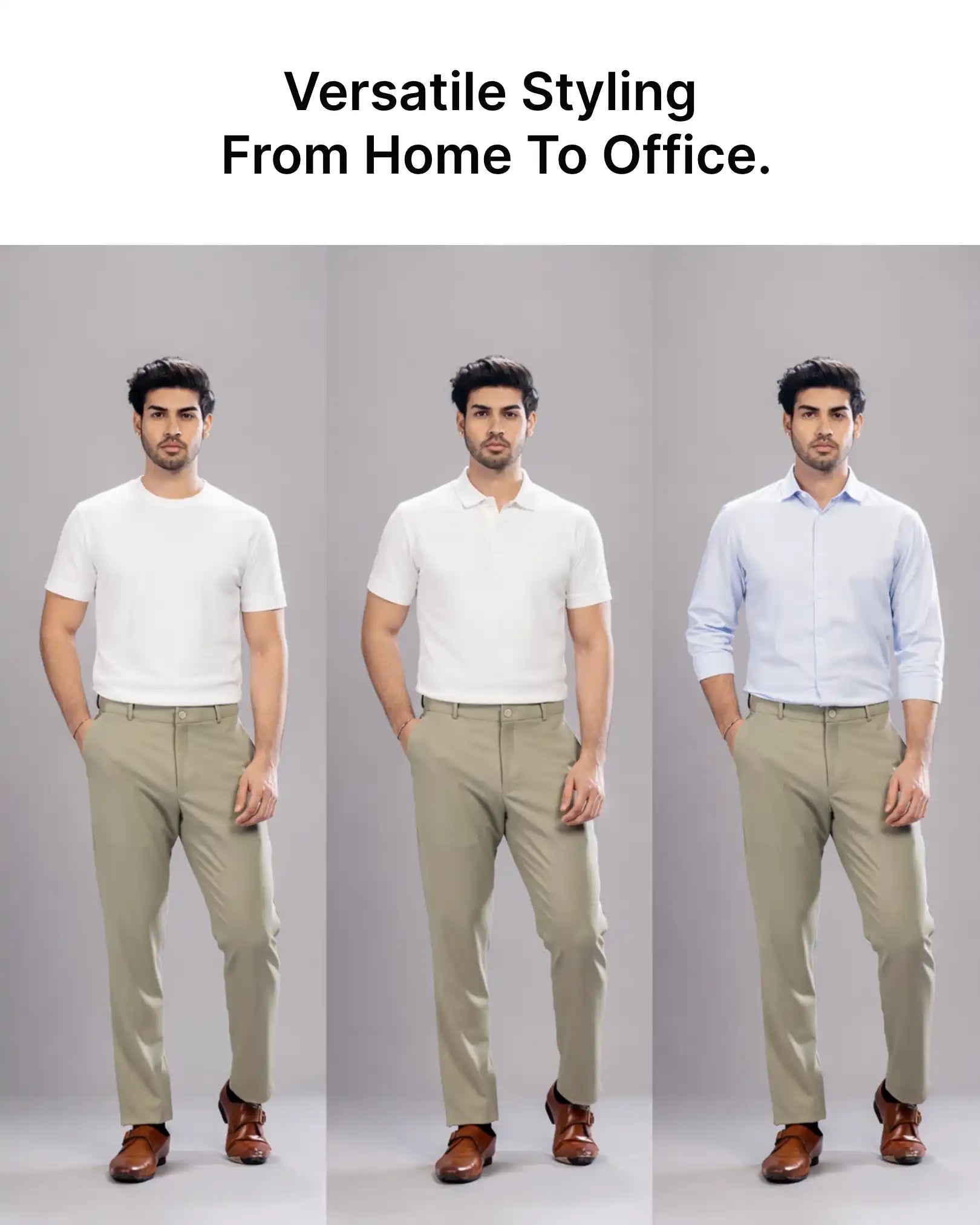 Men’s premium Laurel Truefit all day pants - front view