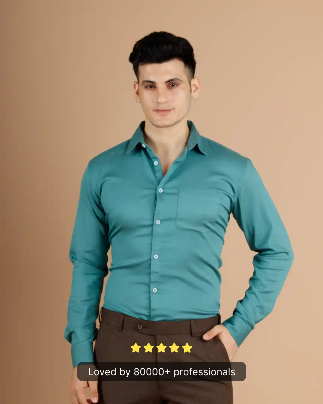 Sea Green Nix Shirt For Men