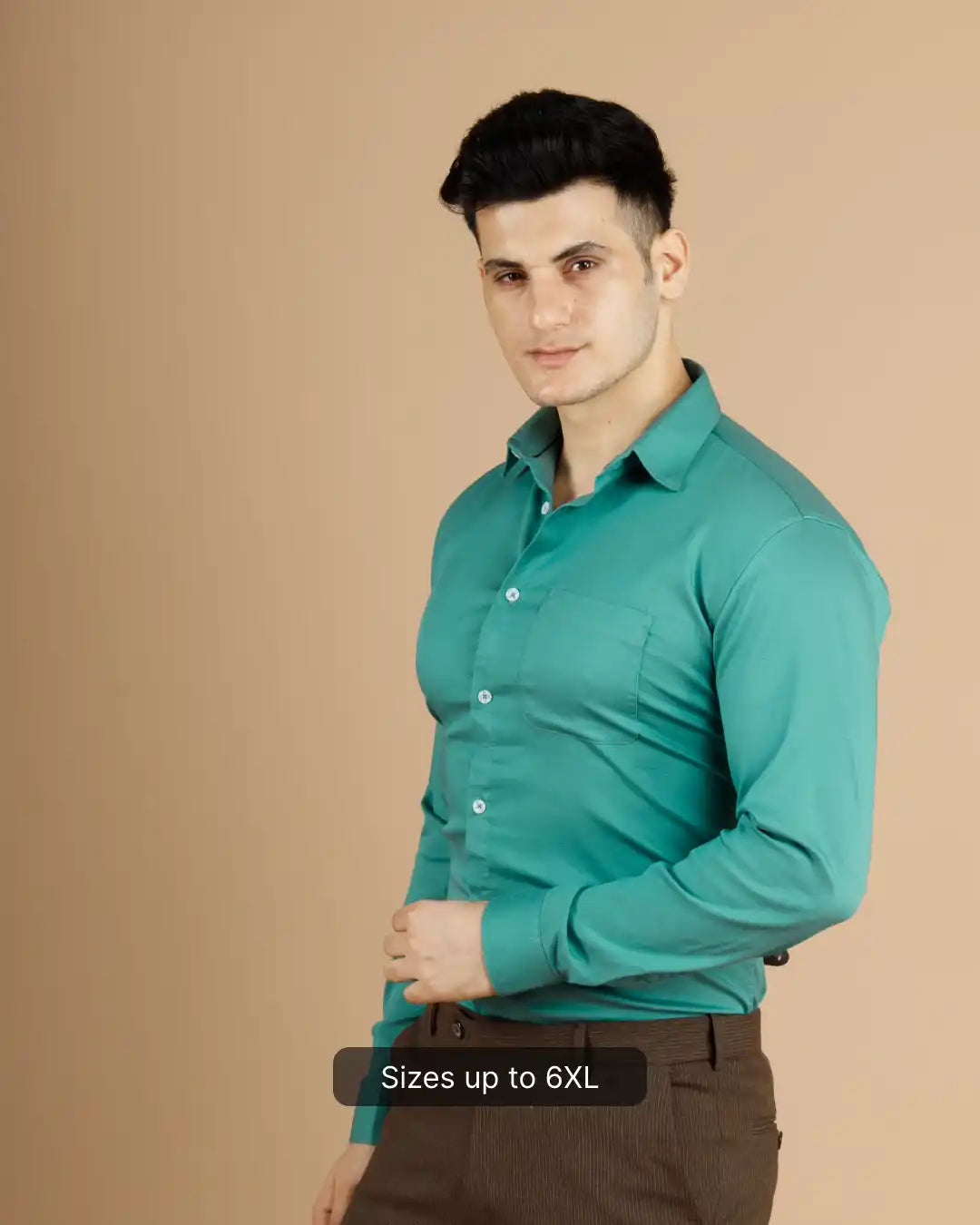 Sea Green Nix Shirt For Men
