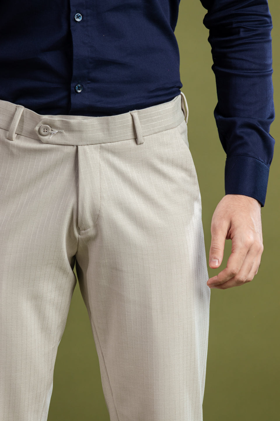 Almond Cream Soft Lining Flexiwaist Pant