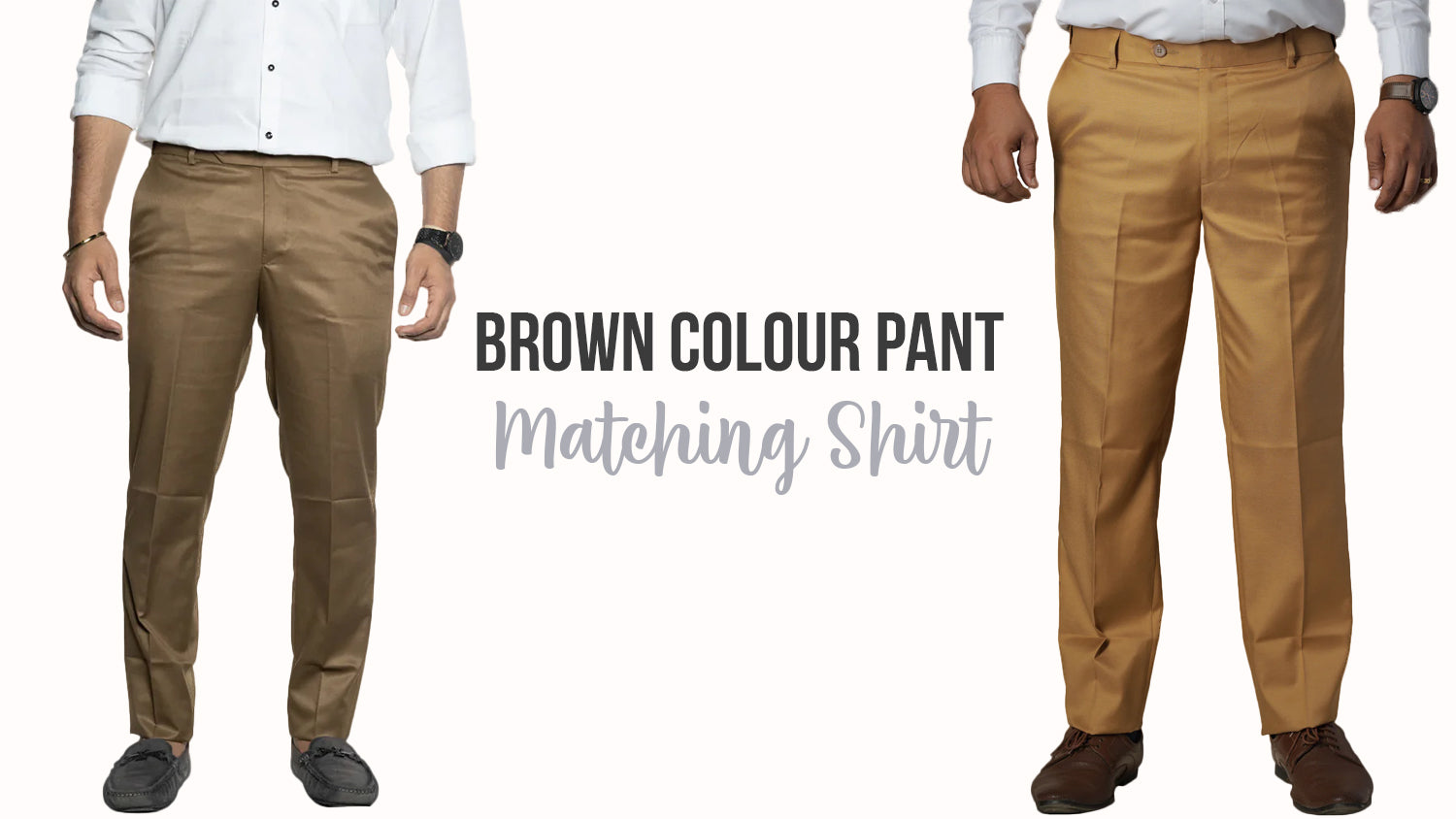 Brown Colour Pant Matching Shirt
