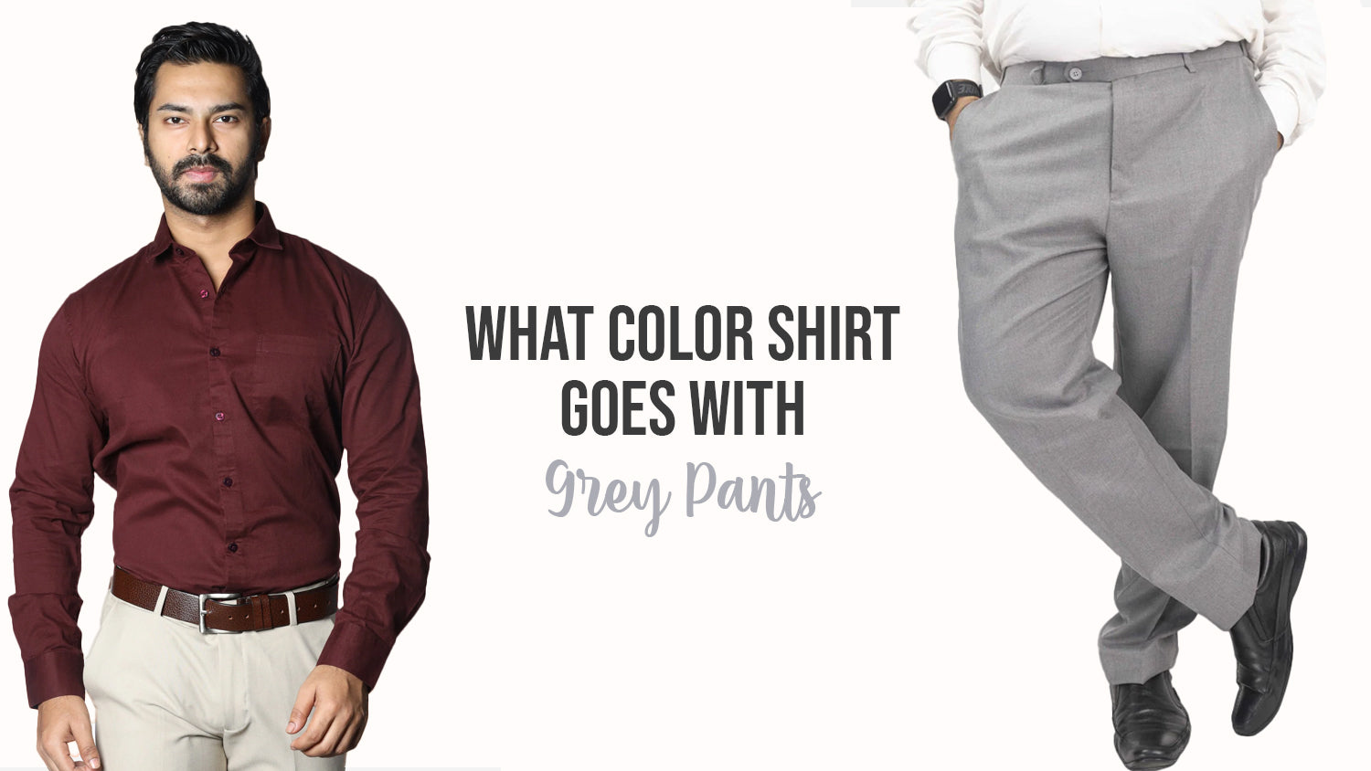 Light Grey Pant Matching Shirt || Light Gray Pants Combination Shirts -  YouTube