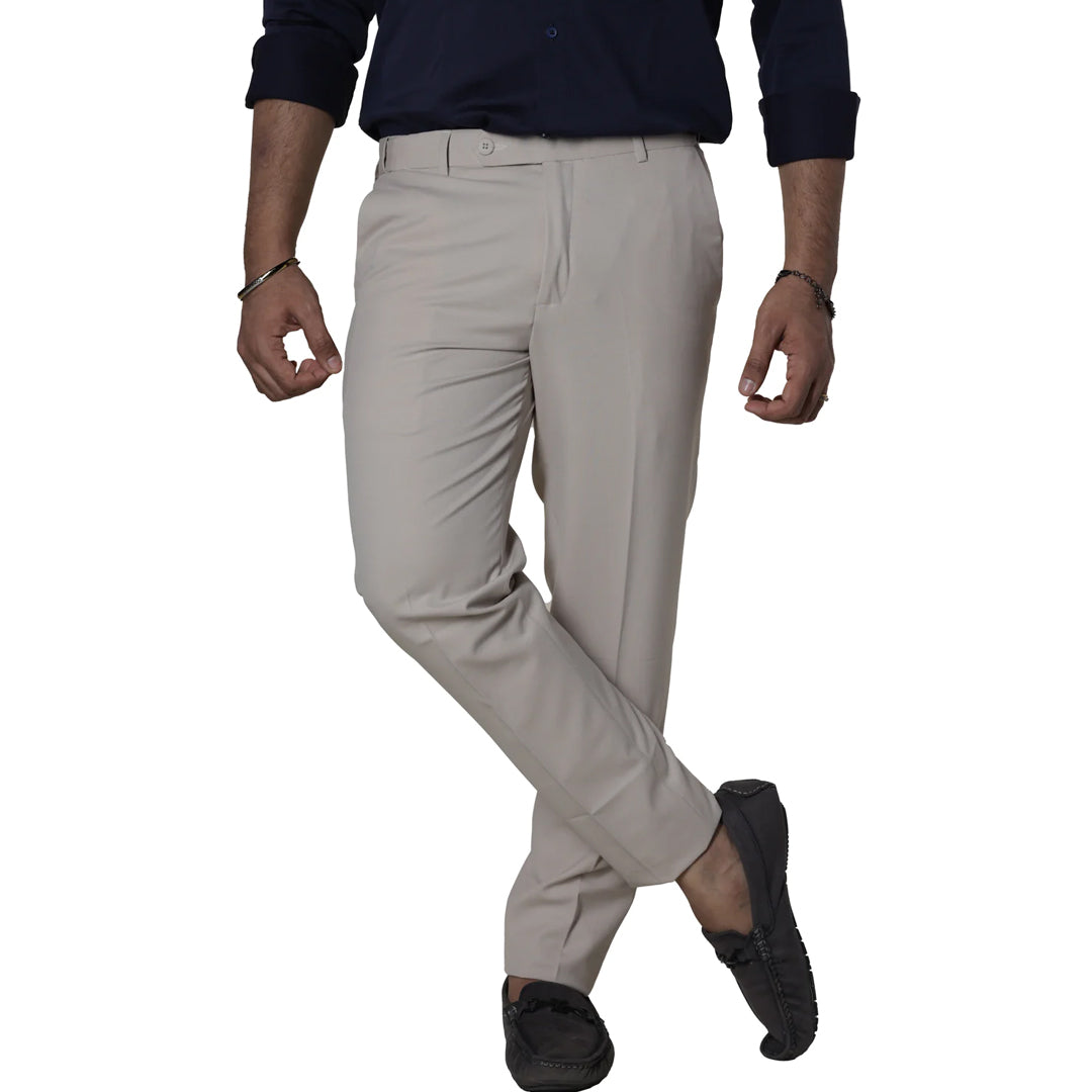 Buy Mens Cotton Linen Sapphire Grey Trousers Online | Merchant Marine