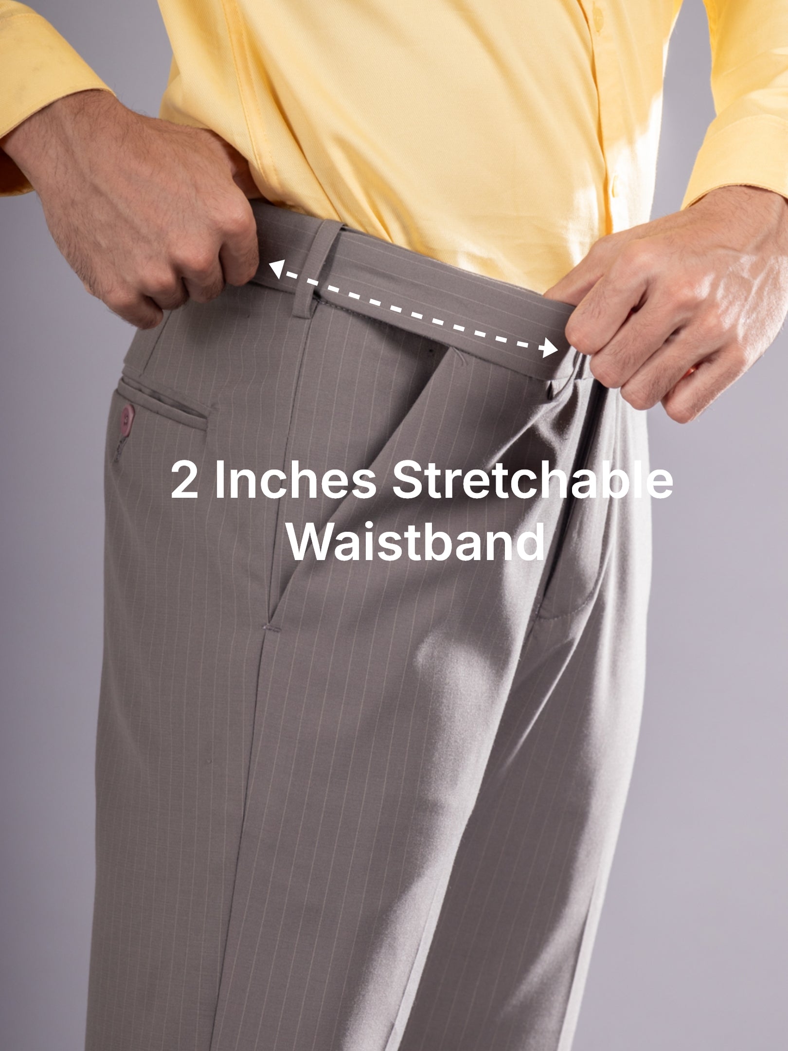 Mocha Mist Urban Stripe Bootcut Flexiwaist Pant