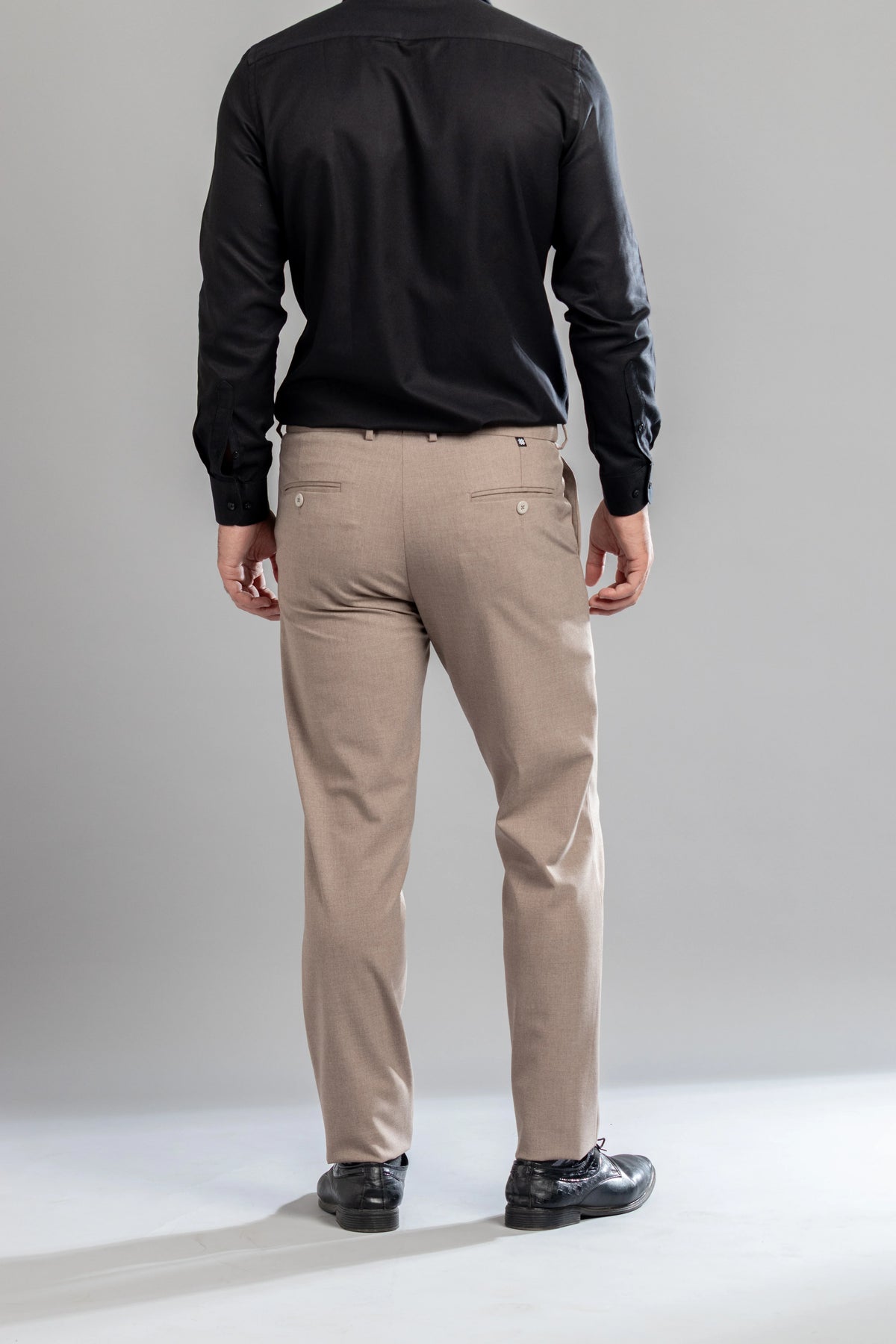 Sparrow Melange Flexiwaist Pants - Straight Fit
