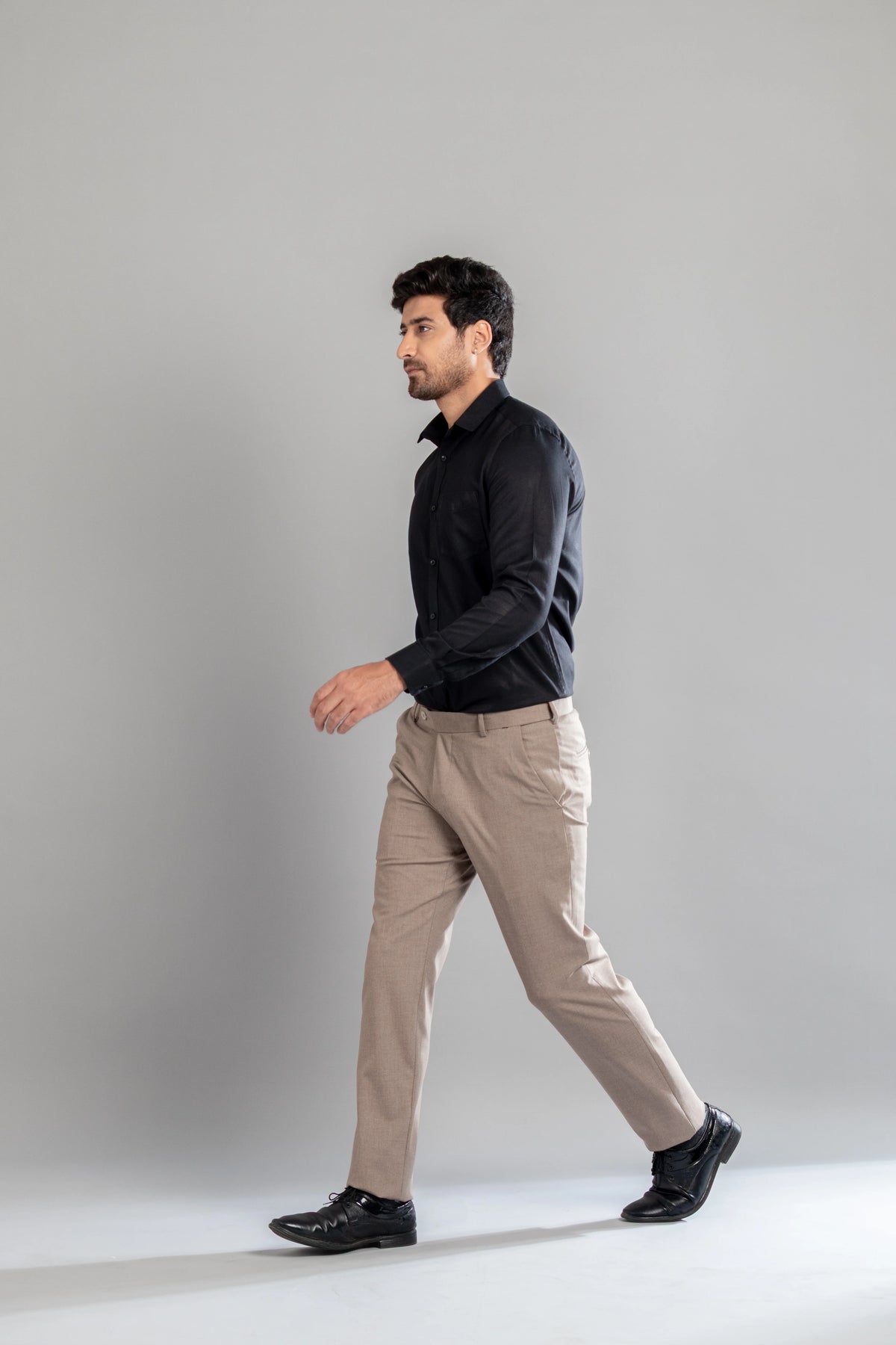 Sparrow Melange Flexiwaist Pants - Straight Fit