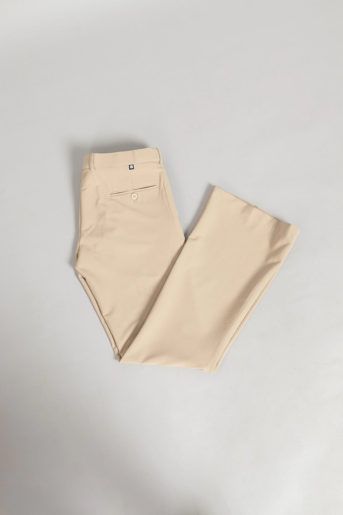 Peanut SeerSucker Lining Bootcut Pants
