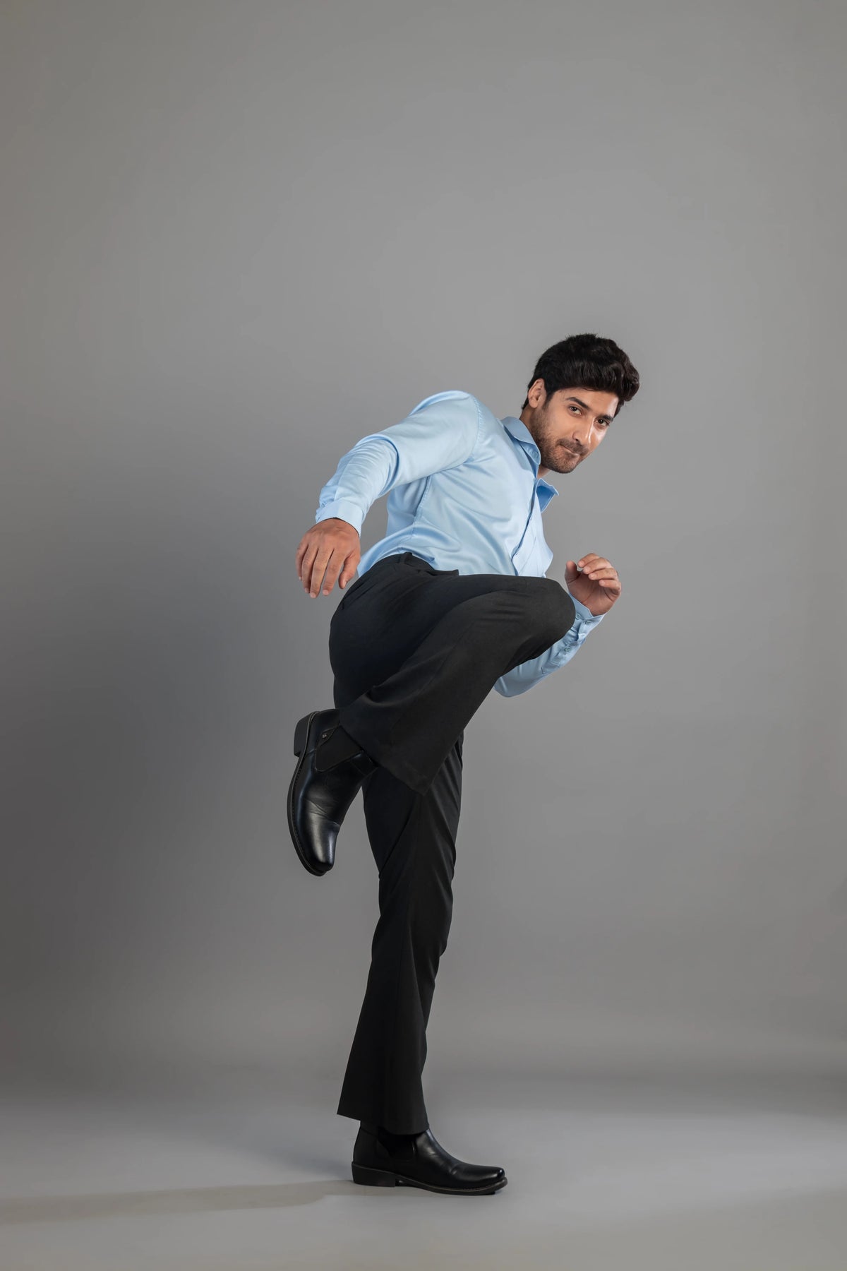 Charcoal Bootcut Flexiwaist Pant