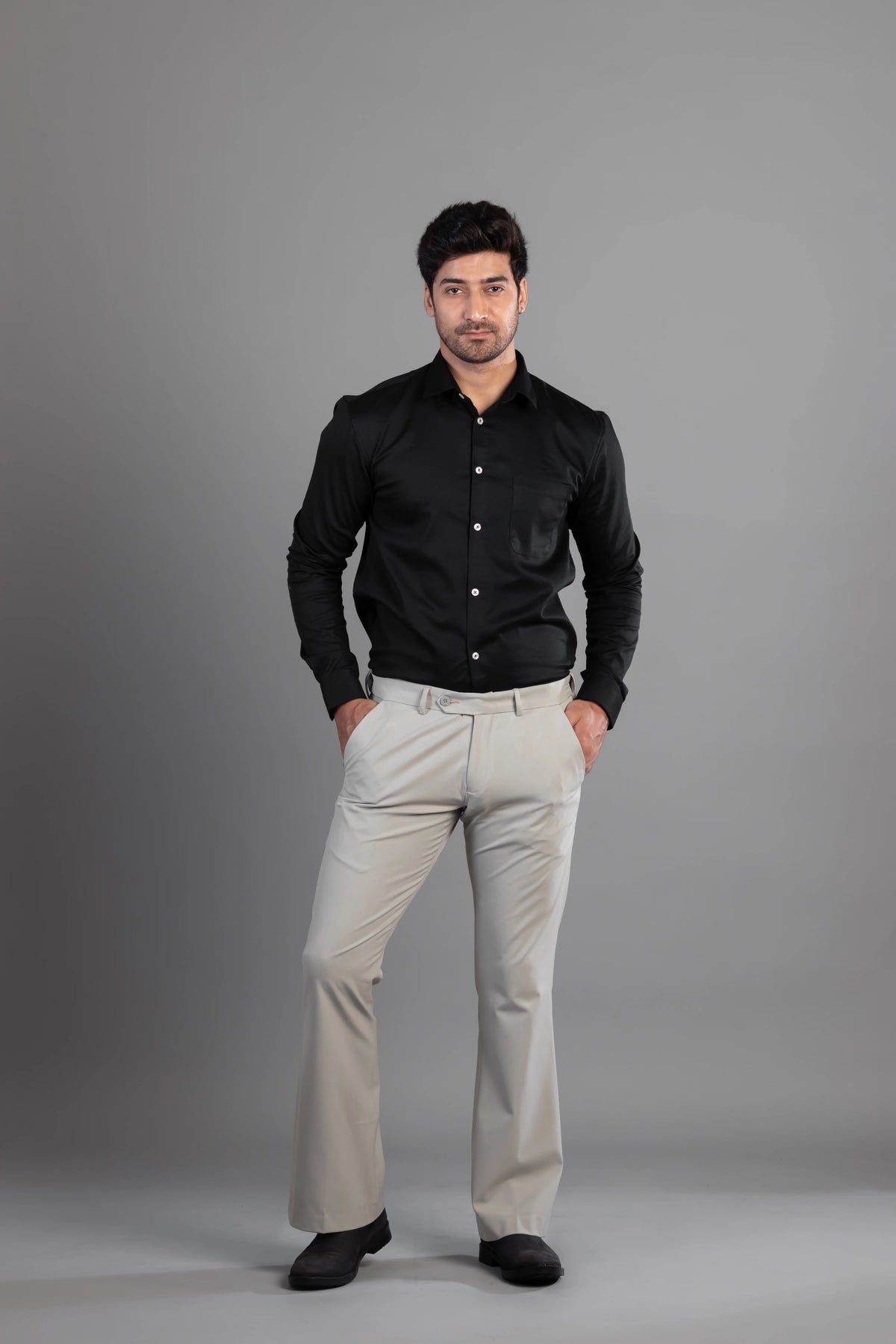 Fog Grey Bootcut Flexiwaist Pant