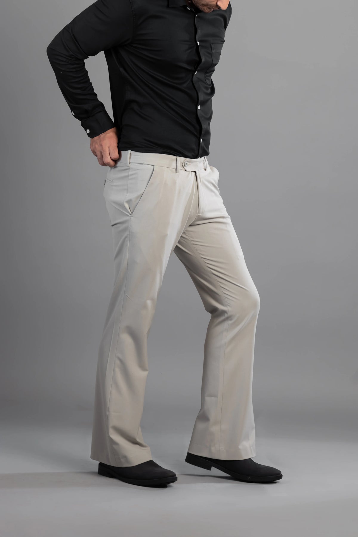 Fog Grey Bootcut Flexiwaist Pant