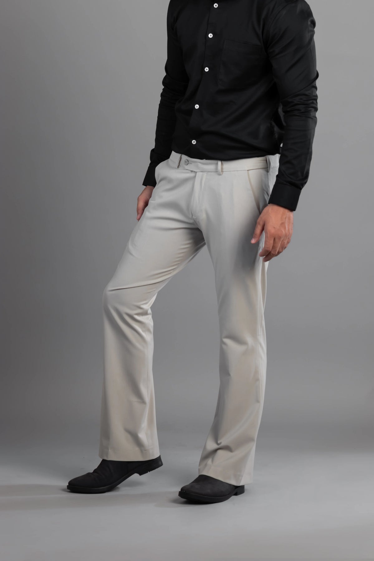 Fog Grey Bootcut Flexiwaist Pant