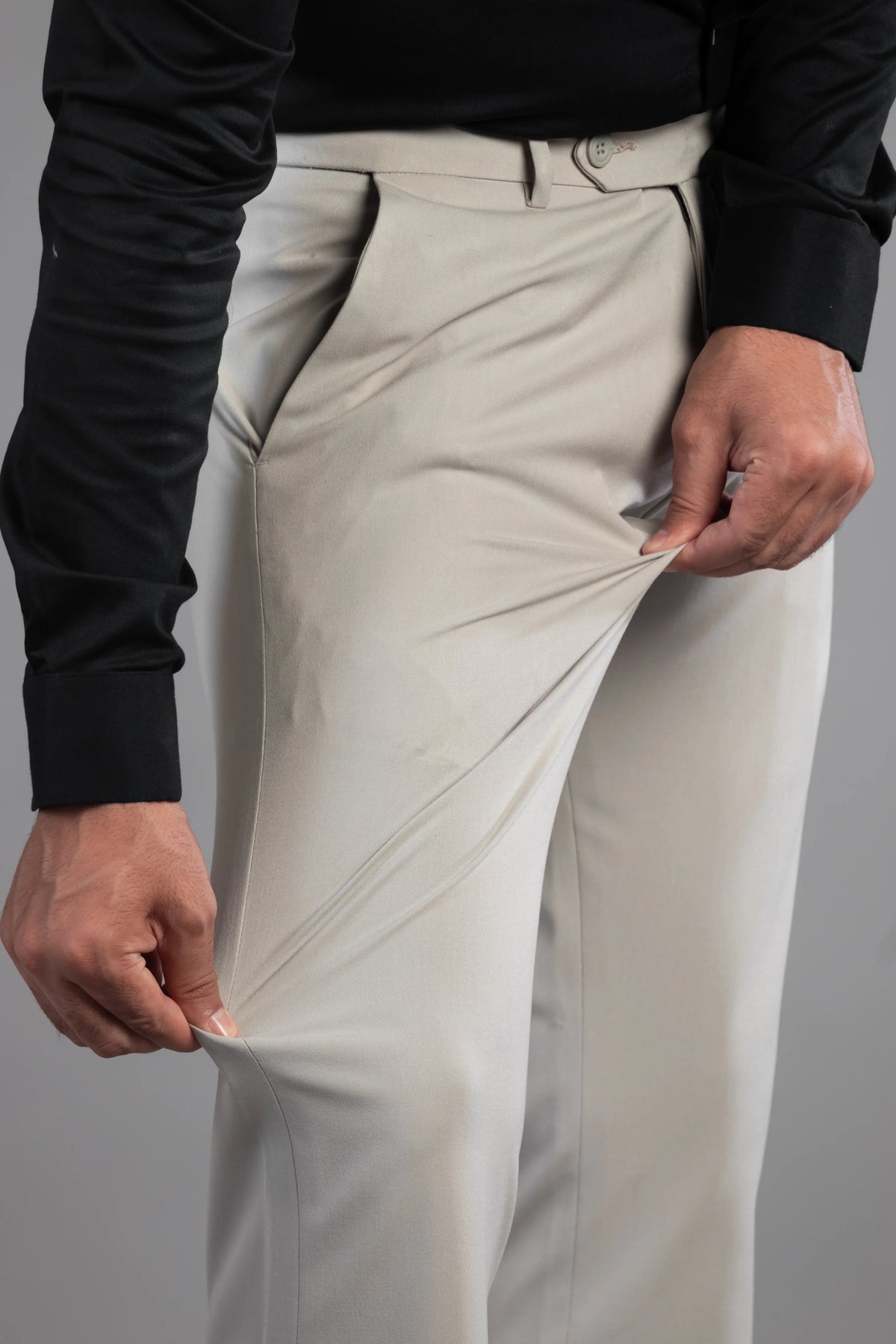 Fog Grey Bootcut Flexiwaist Pant