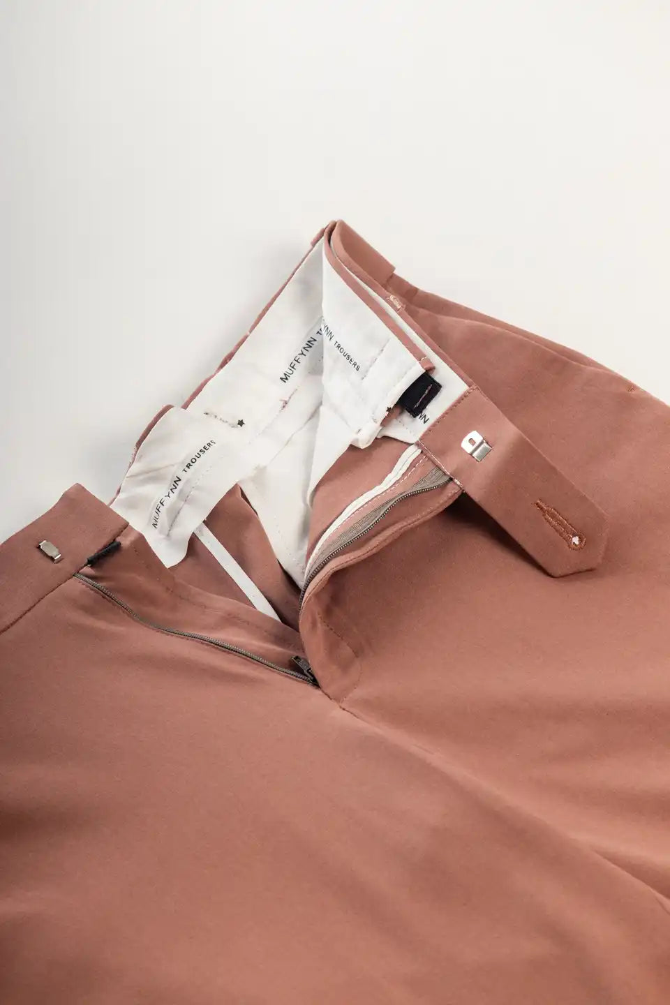 Men’s premium Chestnut Flexiwaist Stretchable Pants for Men – Fabric view