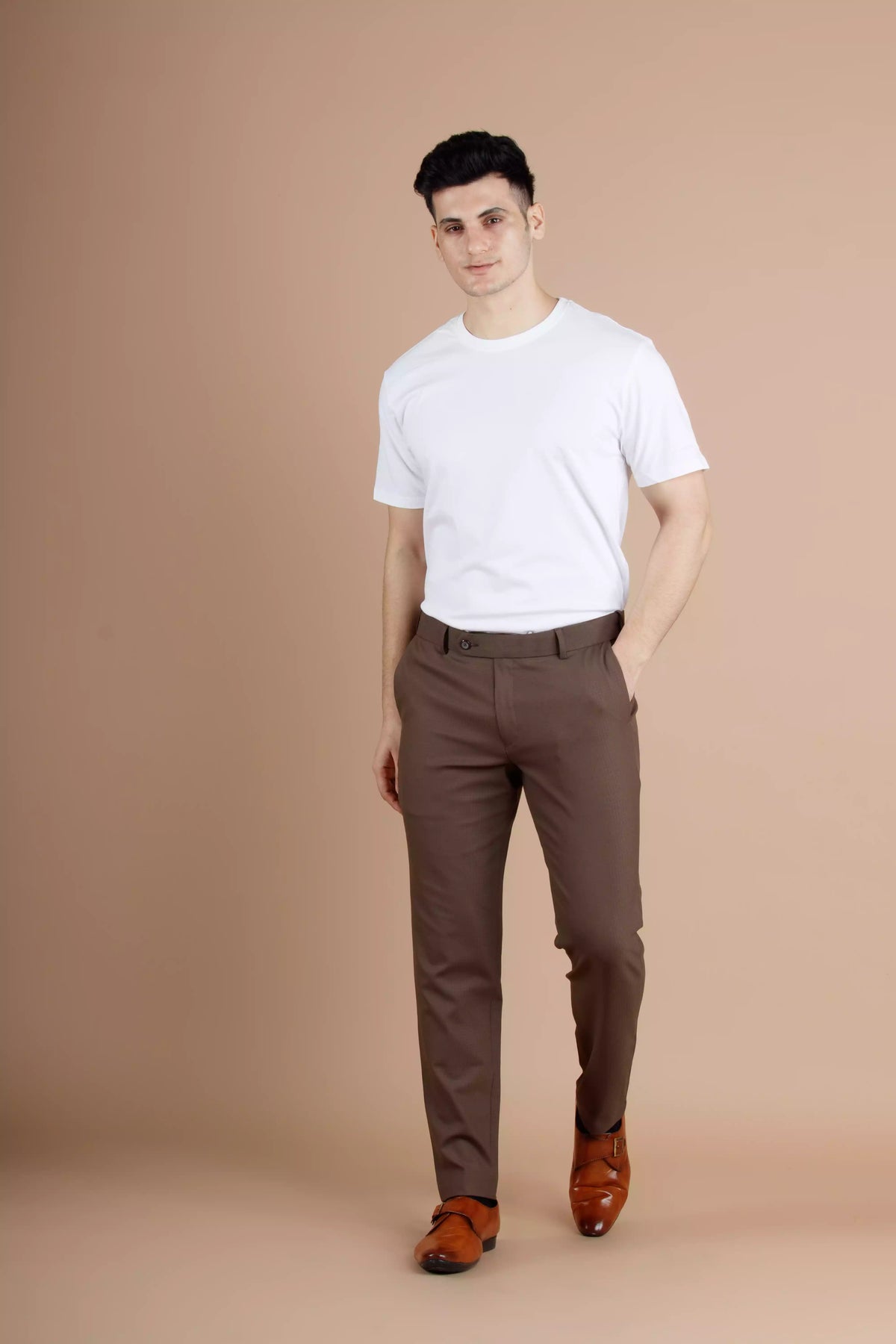 【NONCODE】Miffne String Pintuck Line Pants paper mix side string knit pants | NKNIT