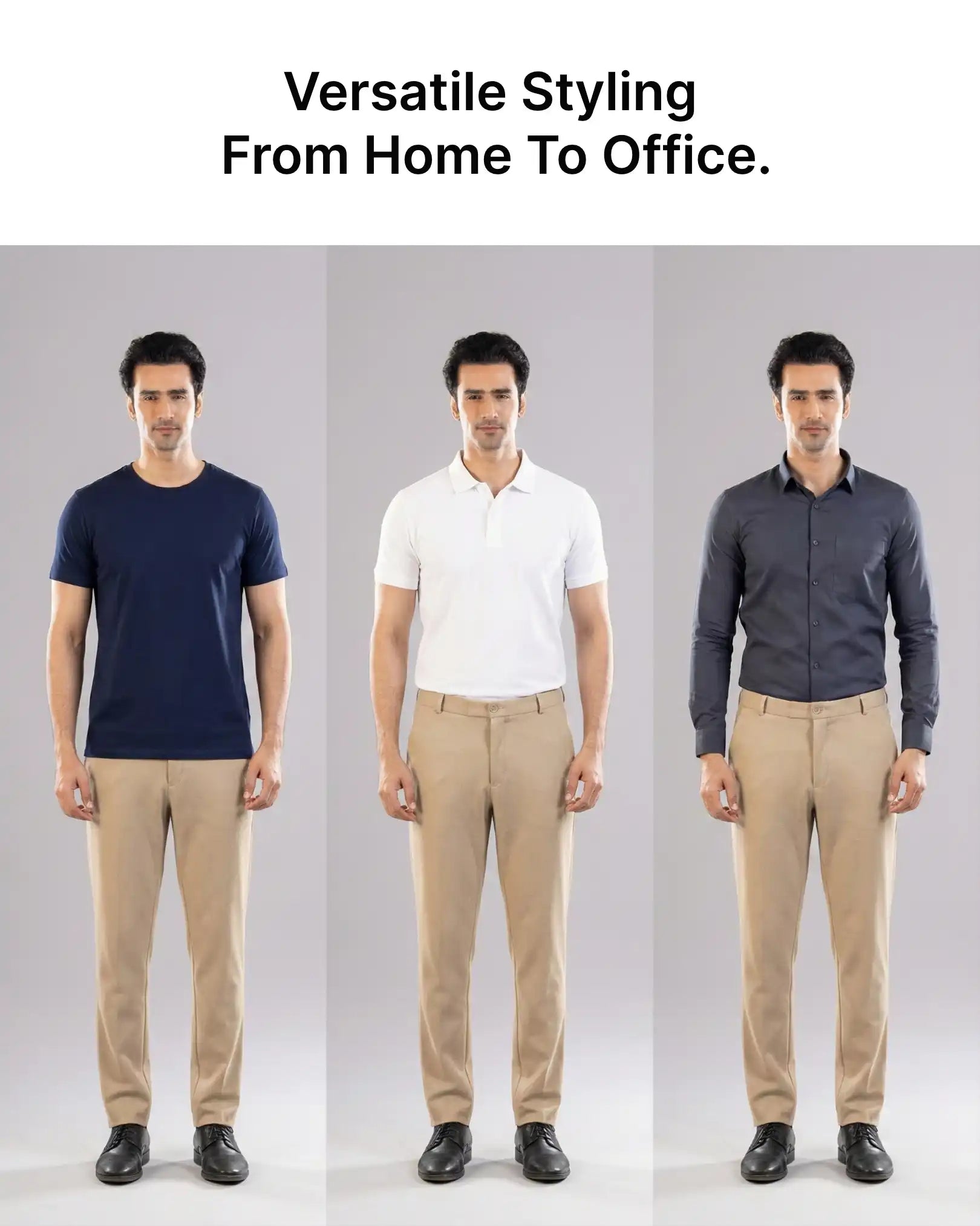 Men’s premium Fawn Truefit all day pants - front view