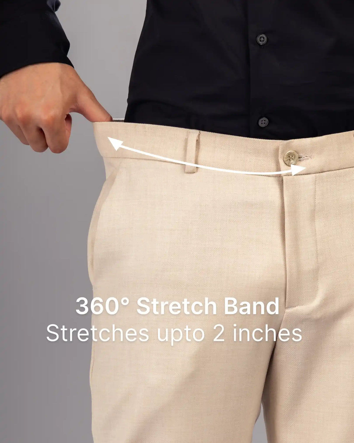 Cream Truefit All Day Pants