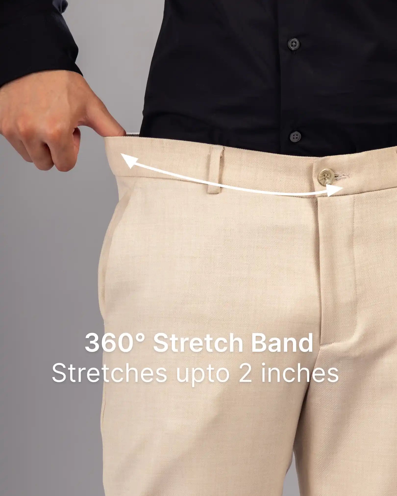 Cream Truefit All day pants