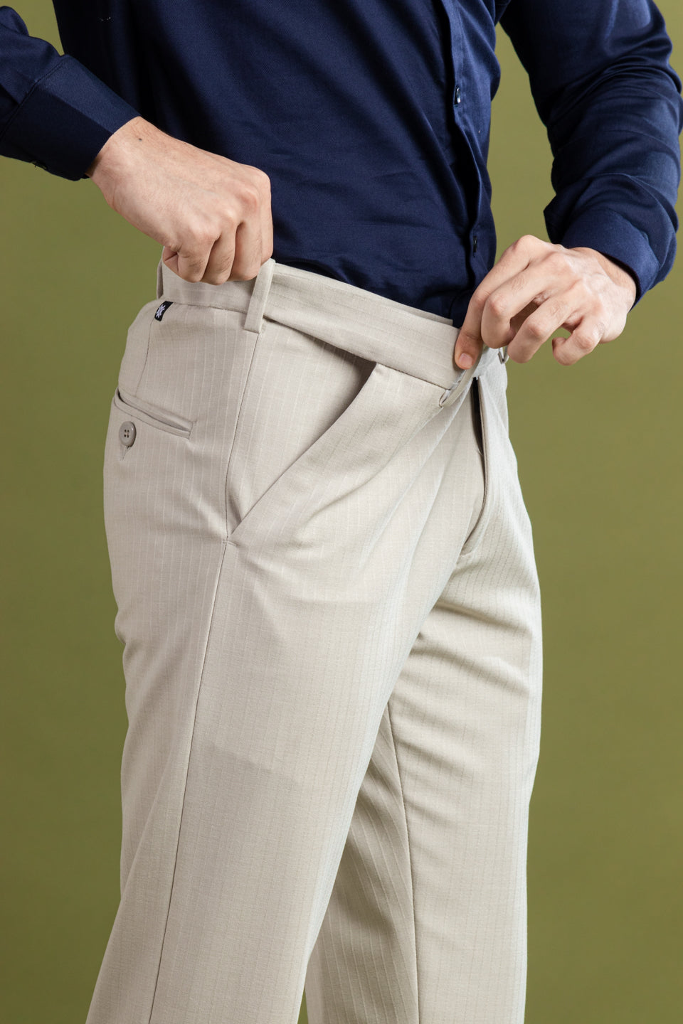 Almond Cream Soft Lining Flexiwaist Pant