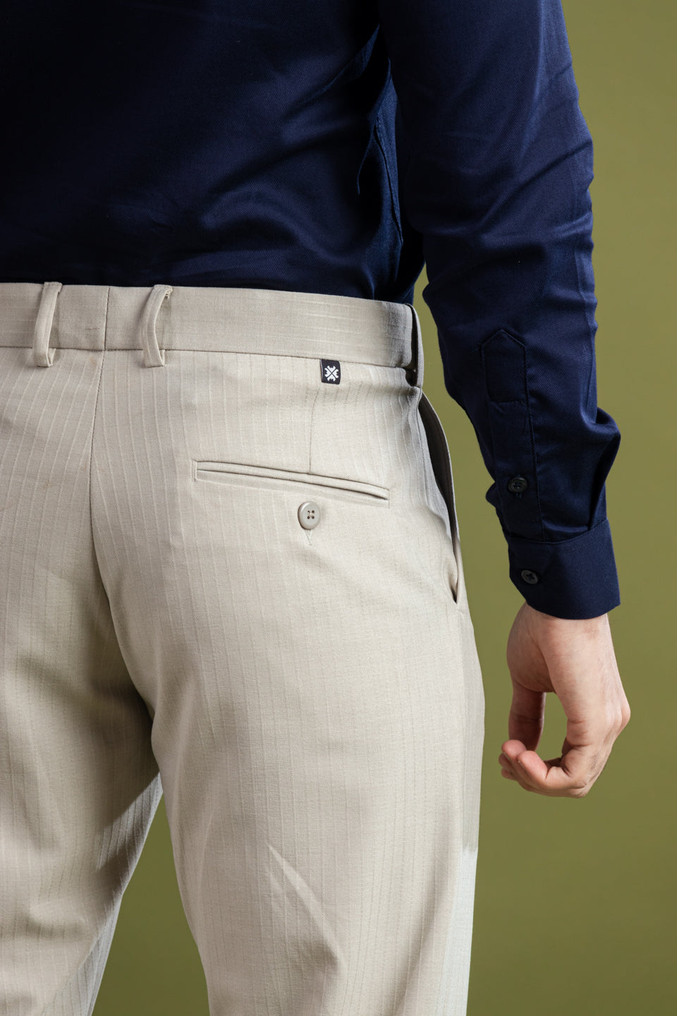 Almond Cream Soft Lining Flexiwaist Pant
