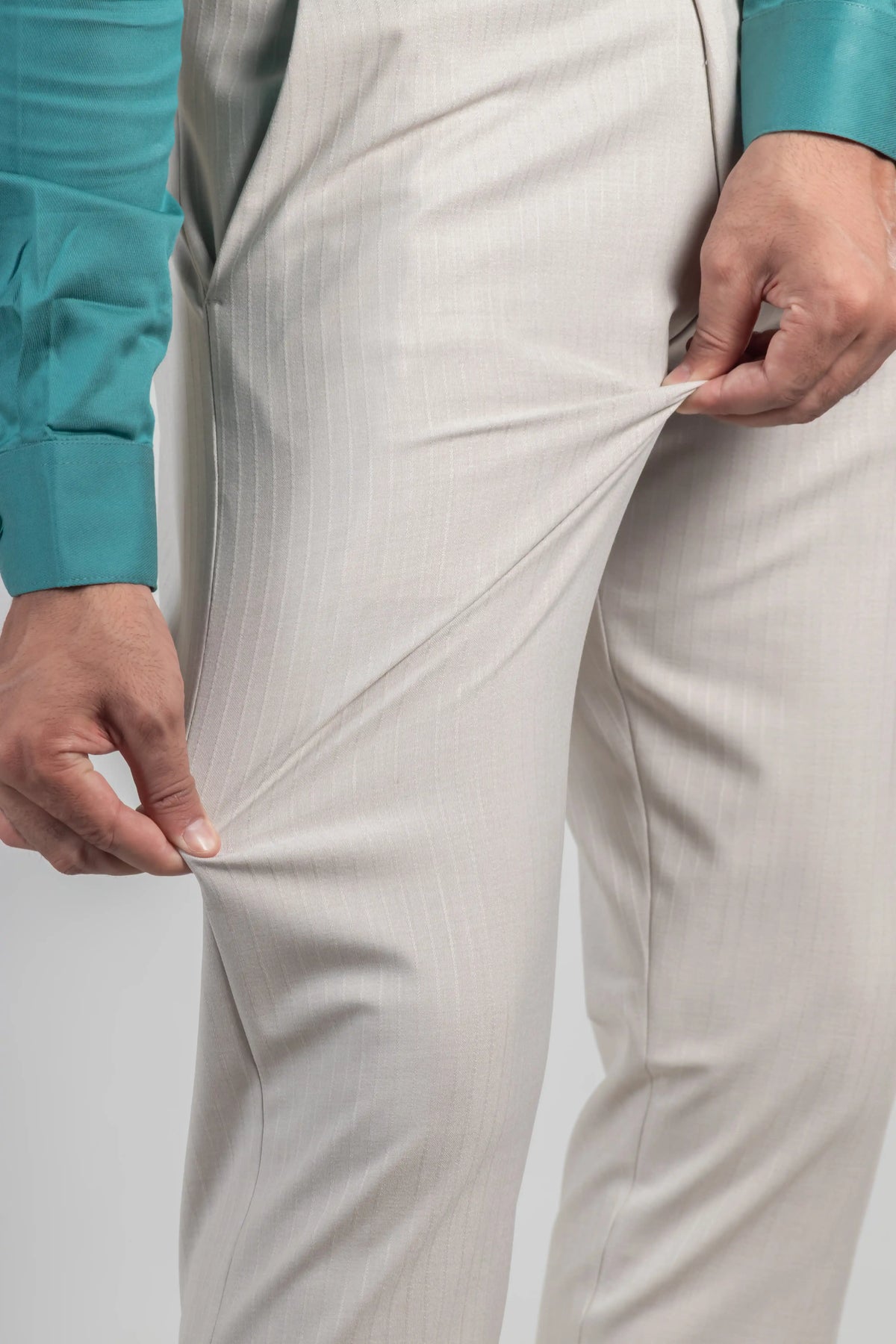 Almond Cream Soft Lining Flexiwaist Pant