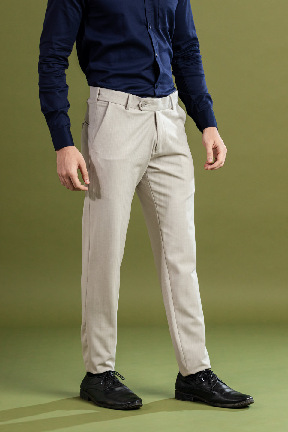 Almond Cream Soft Lining Flexiwaist Pant