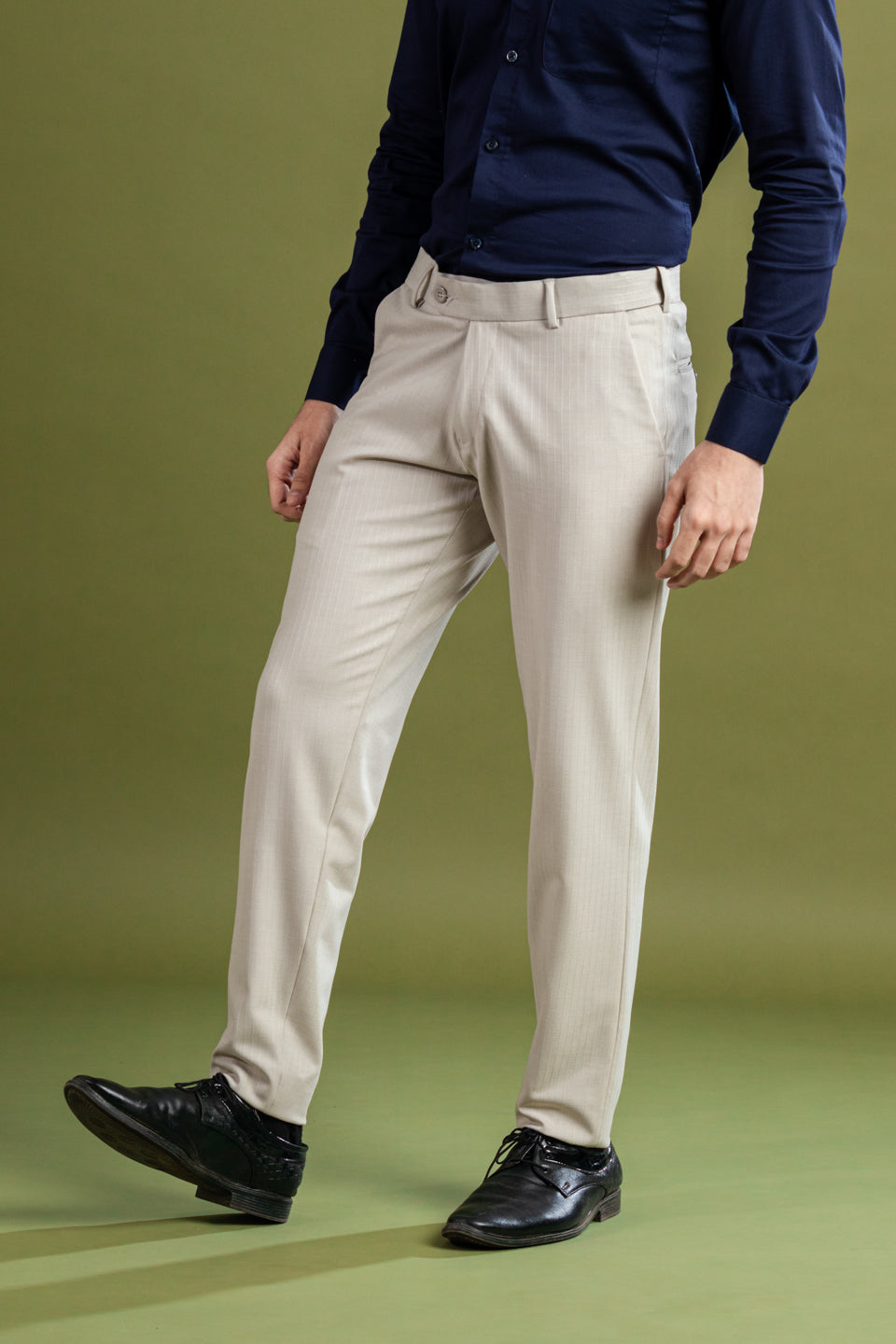 Almond Cream Soft Lining Flexiwaist Pant