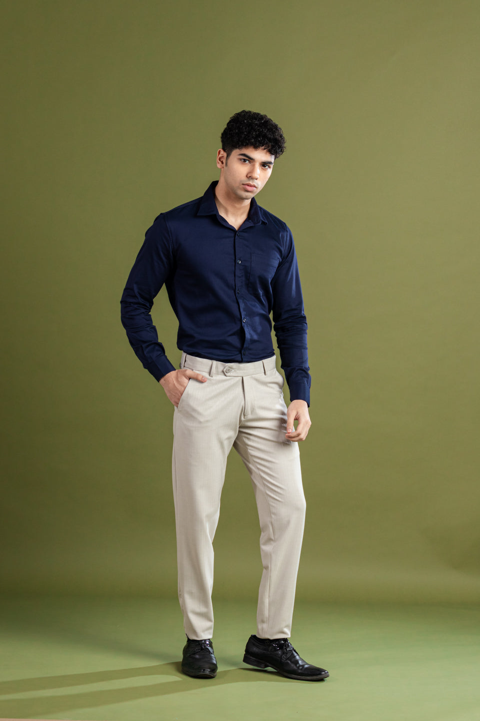 Almond Cream Soft Lining Flexiwaist Pant
