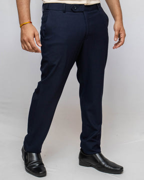 Solid Checks Flexiwaist Pant