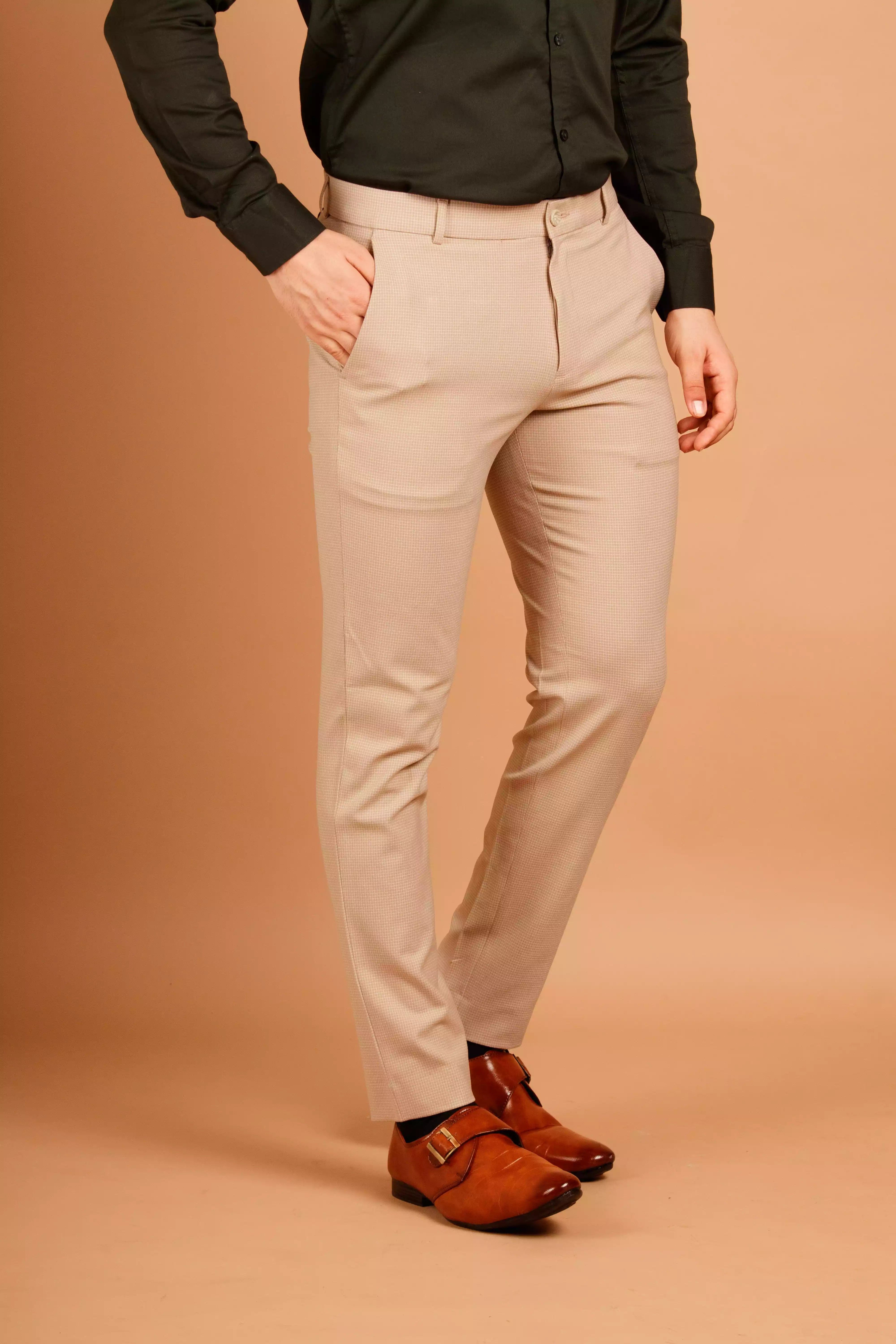 Ultra Stretch Checks Pants