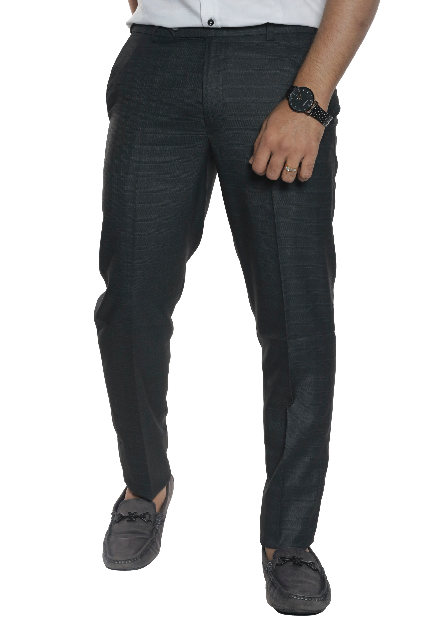 Mild Checks Flexiwaist Pants